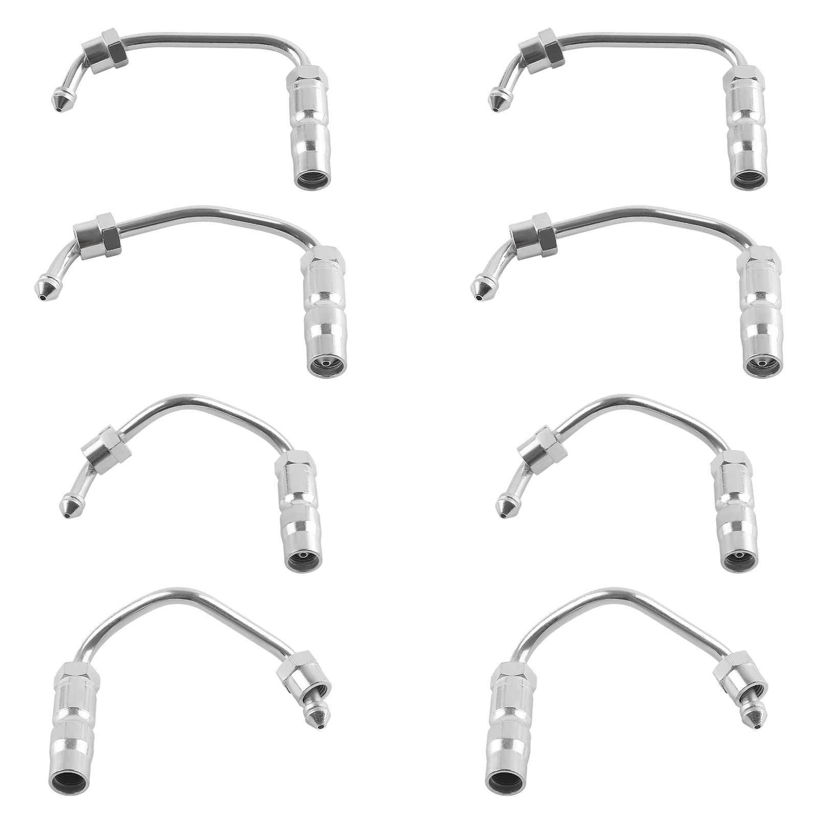8 Fuel Injector Lines Set for Chevy GMC 6.6L Duramax LB7 2001-2004 New
