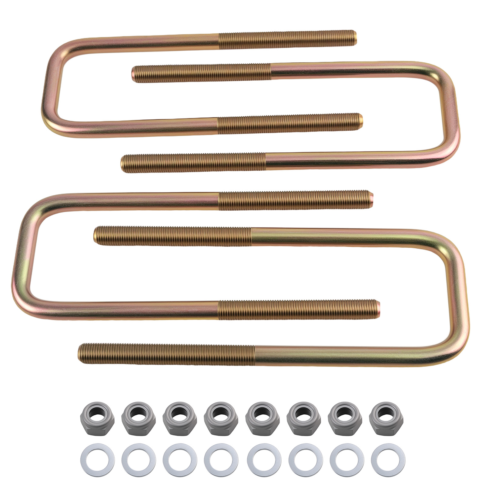 Steel U-Bolt Kit for Chevrolet Silverado GMC Sierra C1500 1988-2019 Heat Treated