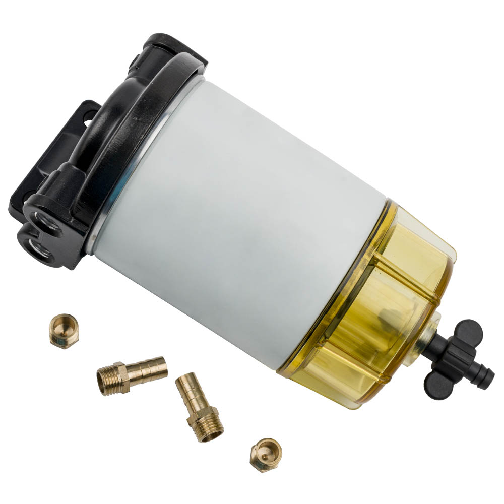 Water Separator Kit Fuel Filter System for Marine S3213 10Micron 3/8