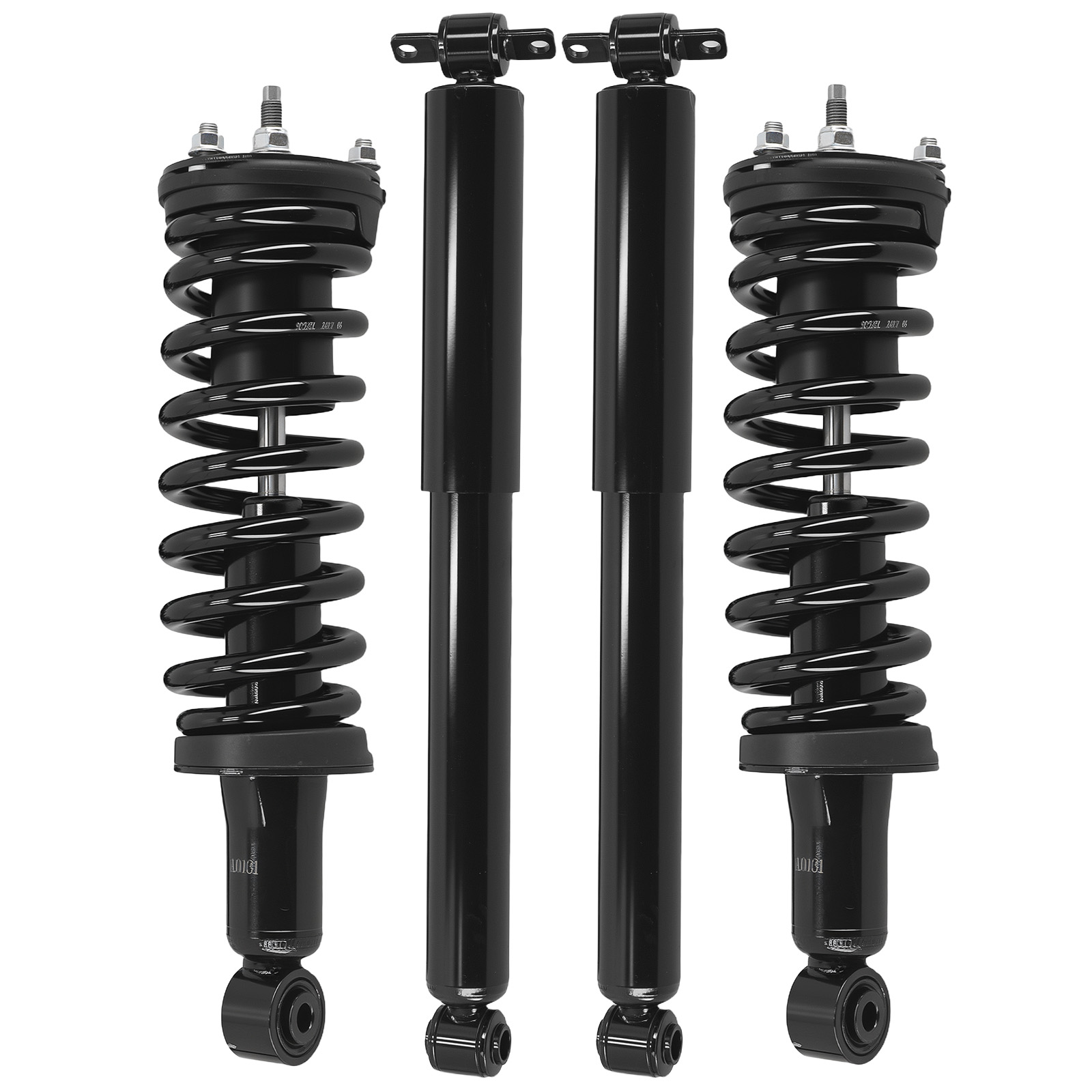 Front & Rear Shock Struts w/Coil Spring For GMC Canyon Colorado RWD 2004-2012