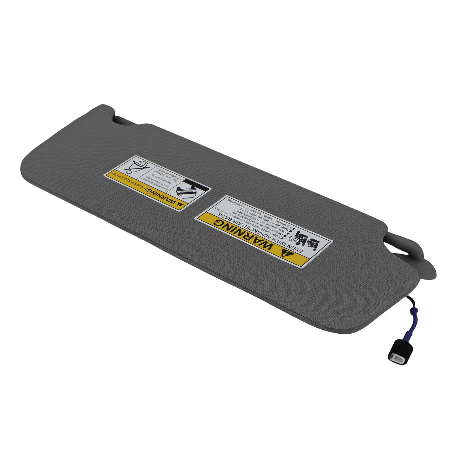 Pair Sun Visor w/ light for Honda Pilot/Ridgeline 2017-2021 Gray Plastic