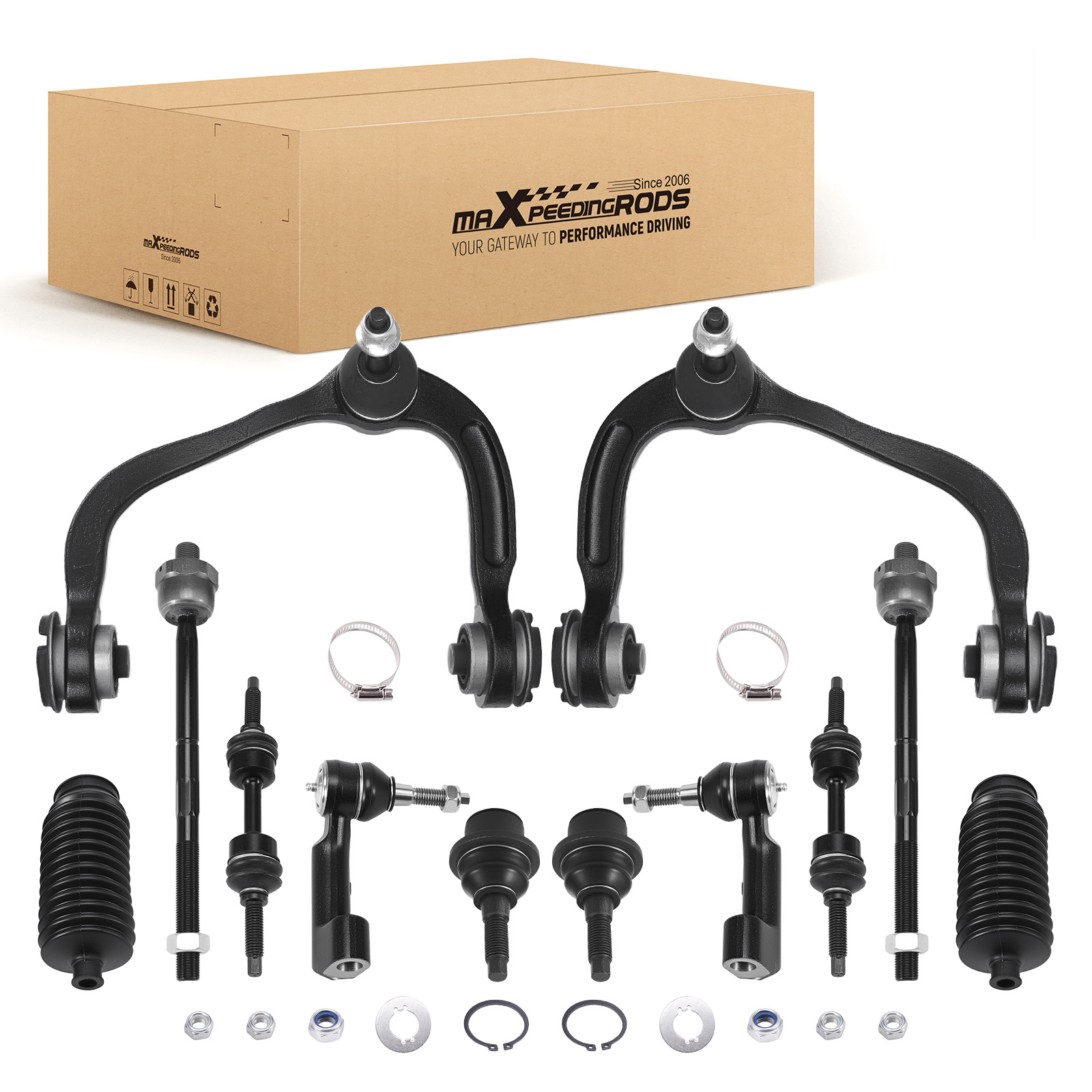 Suspension Control arm Ball Joint Tie Rod Sway bar end Link for Ford F-150 09-14