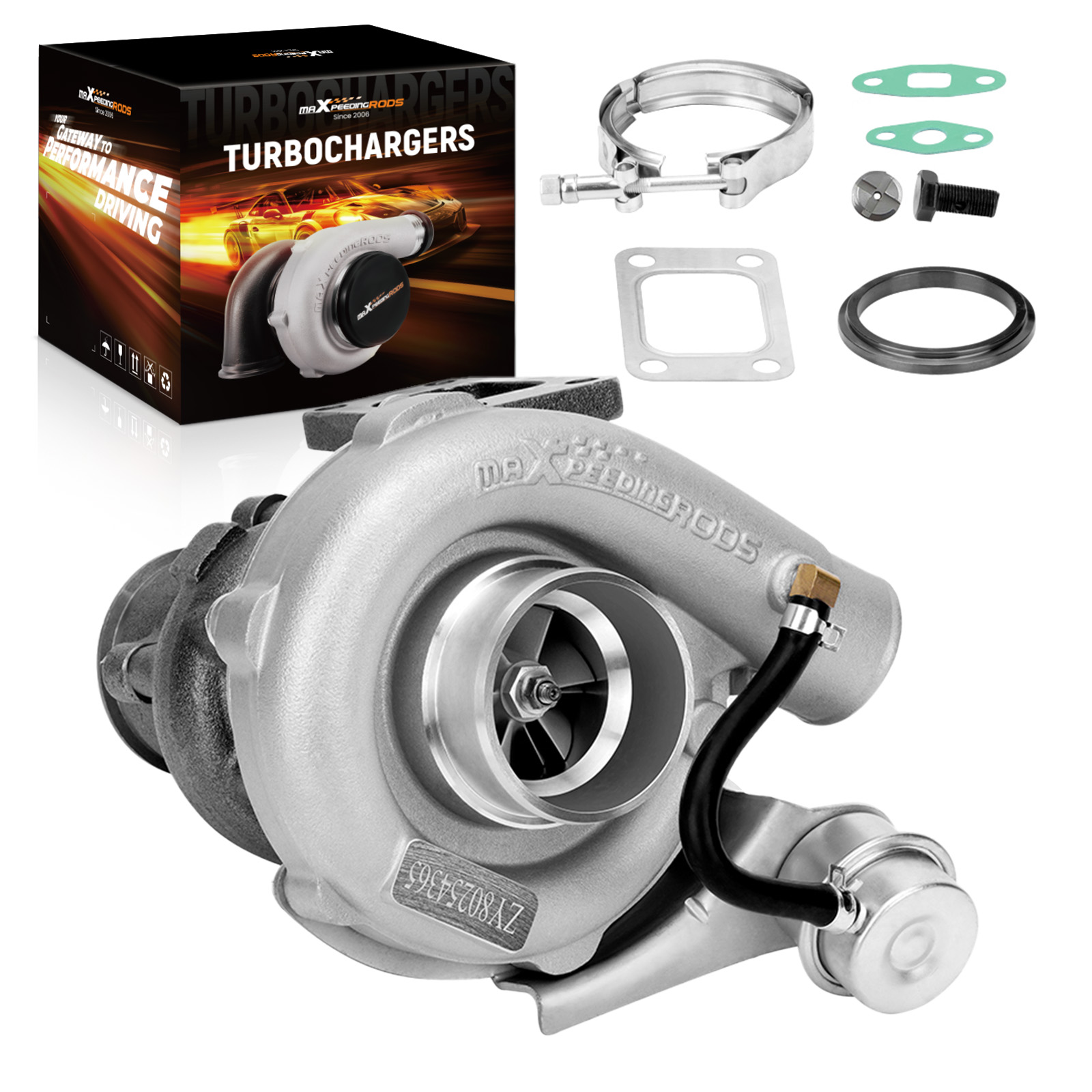 T3 T04E V-BAND Turbocharger Turbo .63 A/R 74.2 Trim Internal