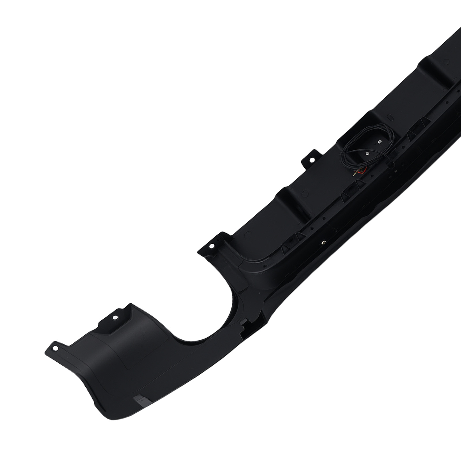 Rear Bumper Diffuser Gloss Blk W/LED For BMW 3 Series 325i 323i M Sport 05-12