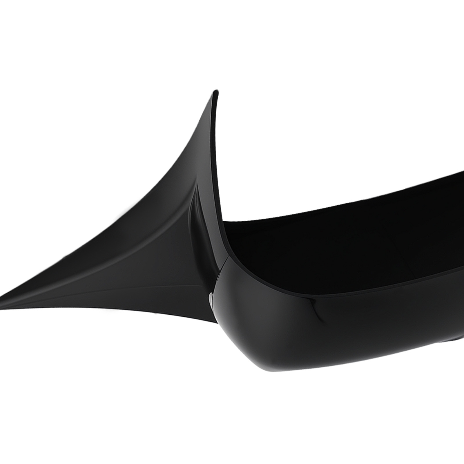 Side Mirror Cover Caps  for Honda Accord 2018-2022 Non-LED Signal LH+RH Black