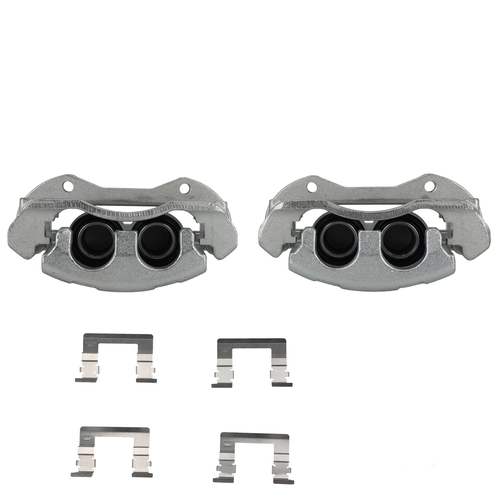 Brake Caliper Pair Front for Impala Lucerne 2006-2013 with Installation Hardware