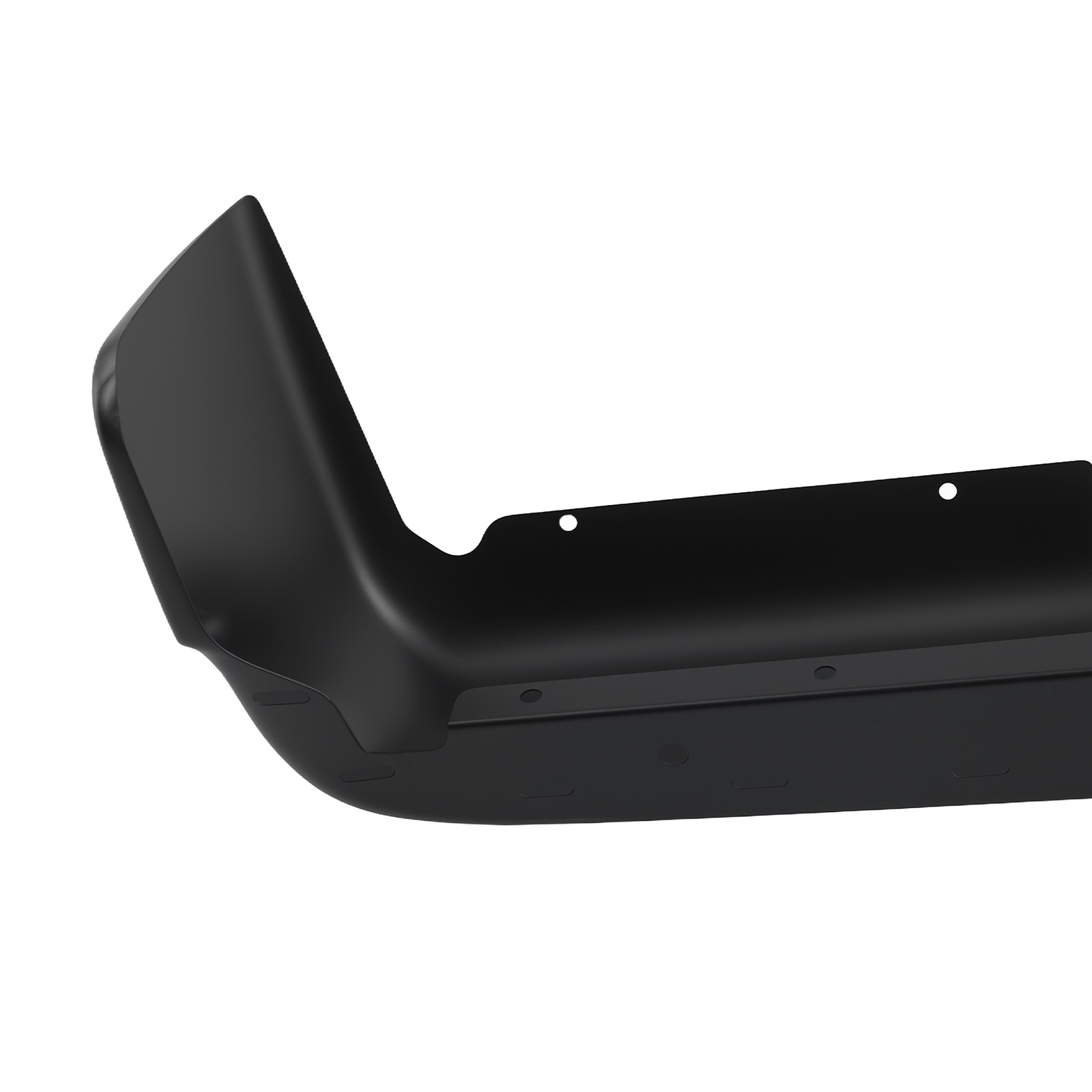 Left Rear Black Bumper End for Ford F-150 2009-2014 FO1102375 Steel