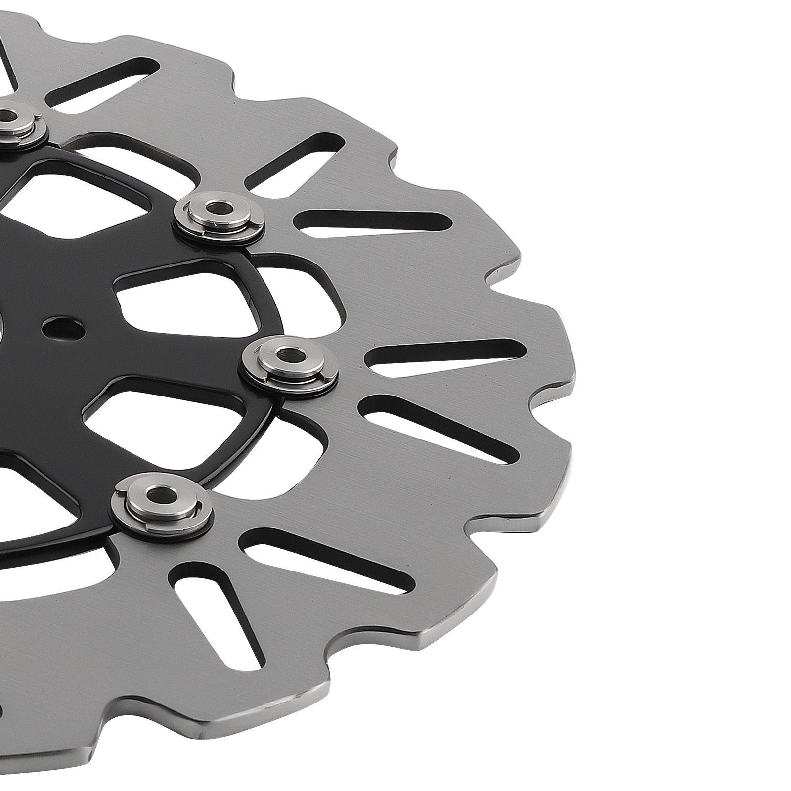 Motorcycle Front Brake Disc for Harley-Davidson Dyna 2006-2017 11.8inch Black