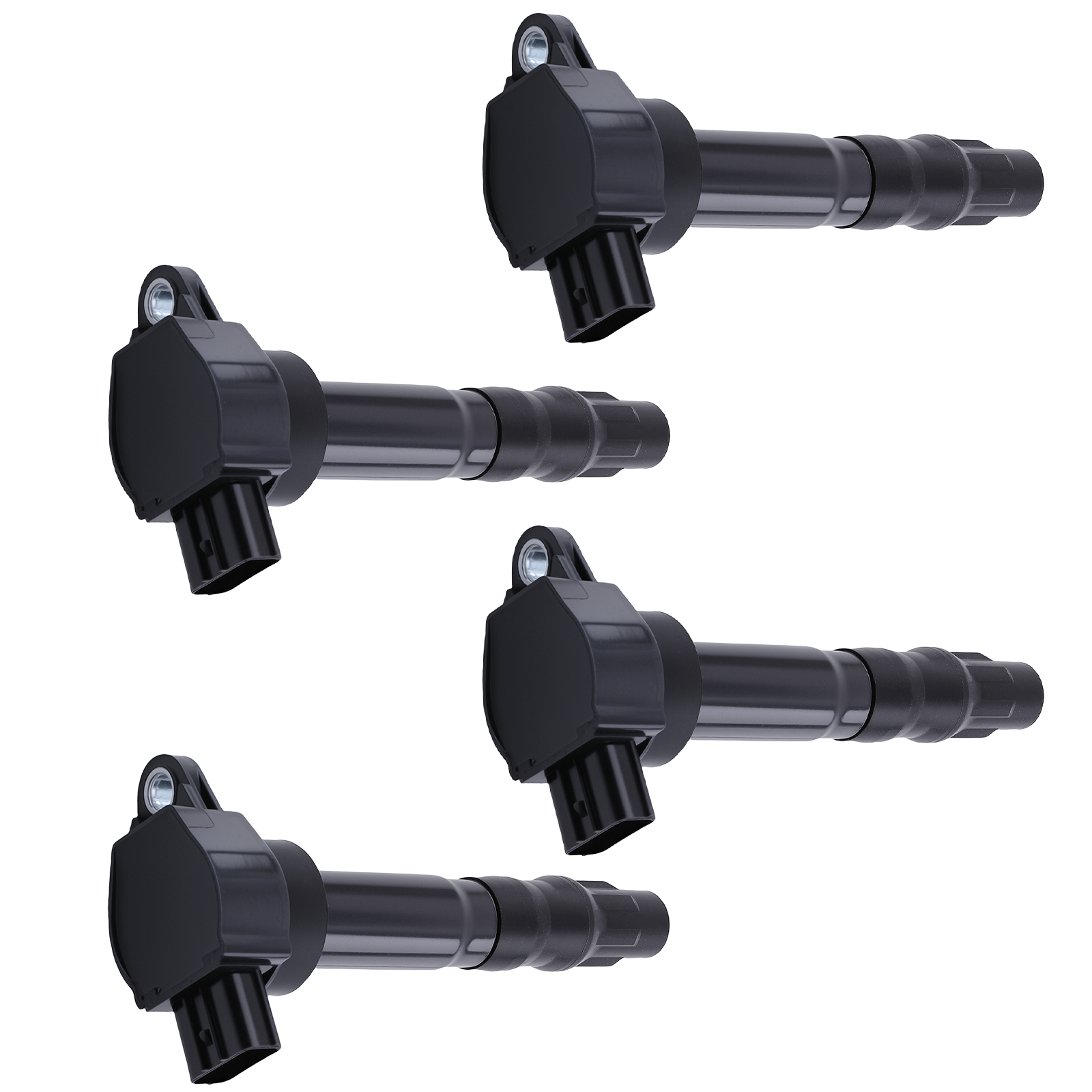 4x Engine Coil Set for Mitsubishi Galant Eclipse 2004-2012 UF532 E1032 Black NEW