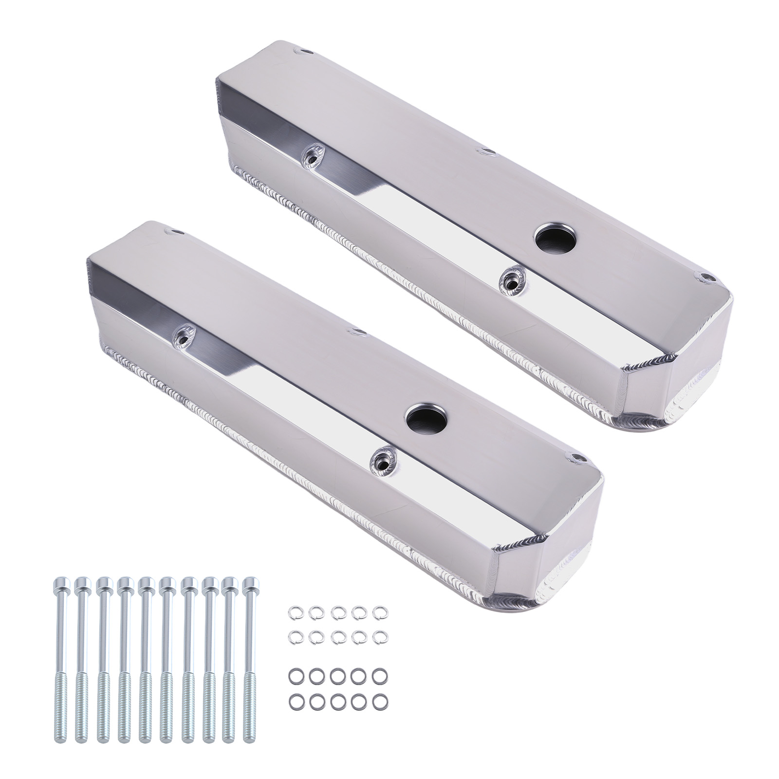Fabricated Valve Cover Set for Plymouth 318/340/360 Engine 1967-1991 3-1/8