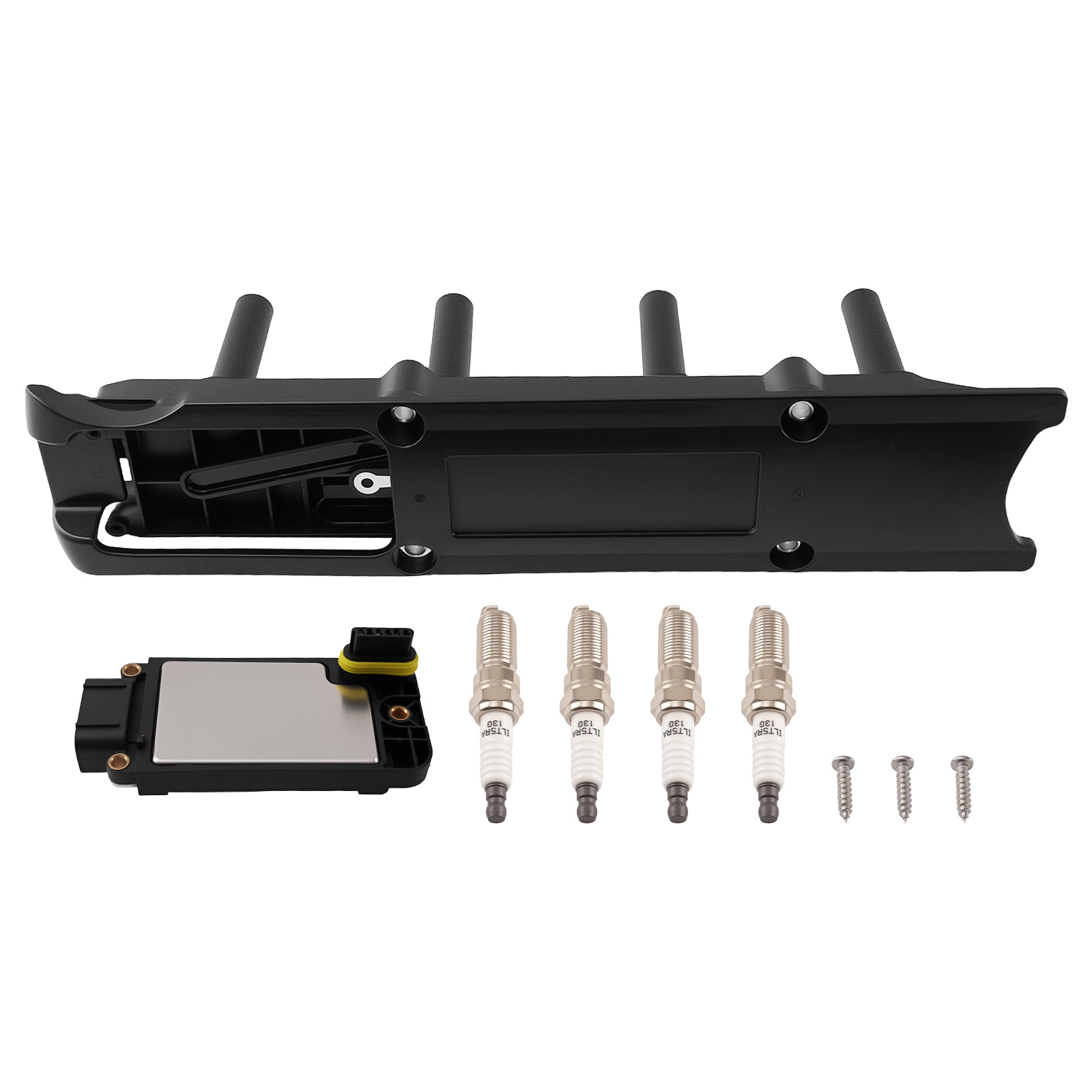 Ignition Coil & Ignition Module & Spark Plug for 2003-2006 Chevrolet Cobalt 2.2L