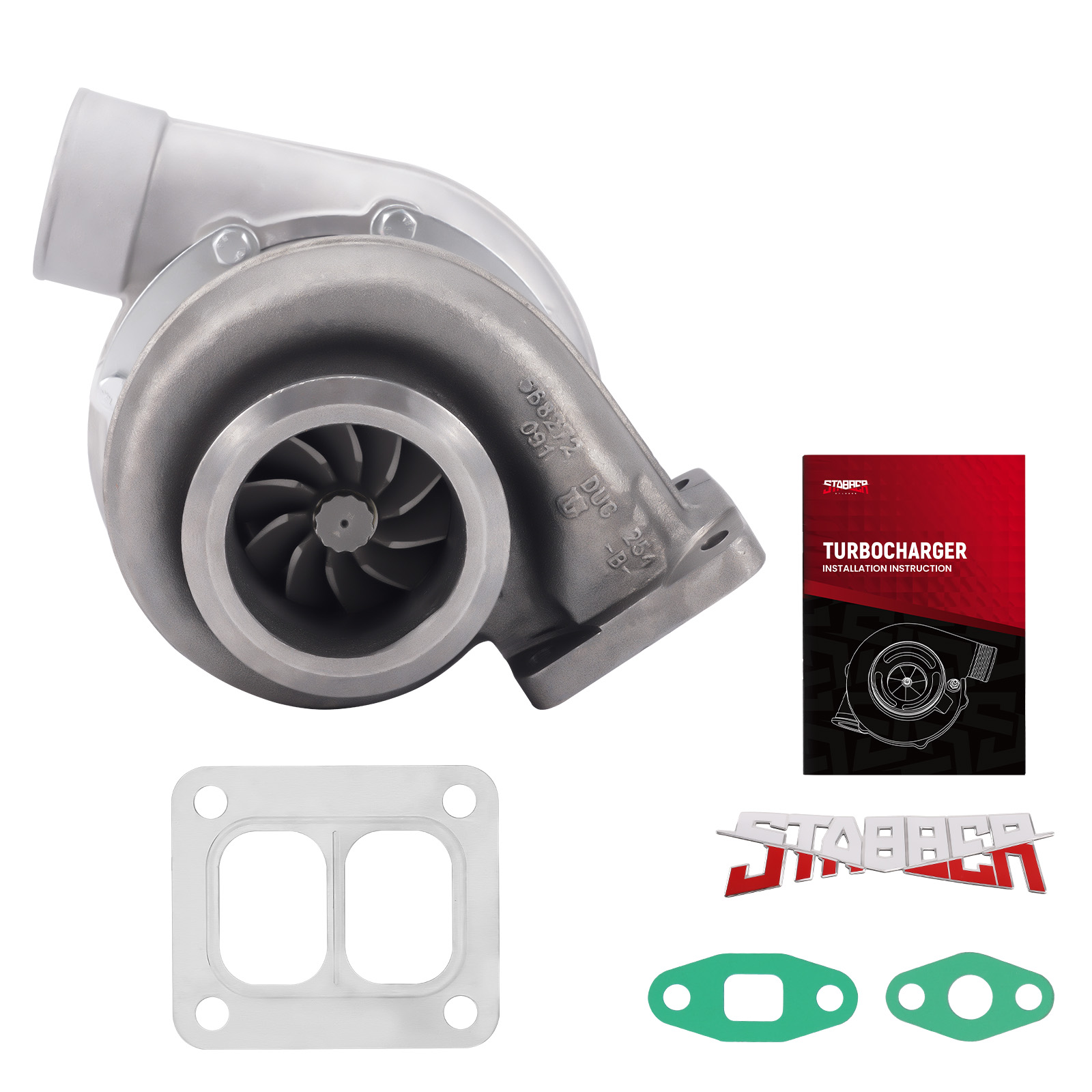 Billet Turbo S300G S300S084 Turbocharger T4 Twin Scroll 20-800hp Turbine A/R .91