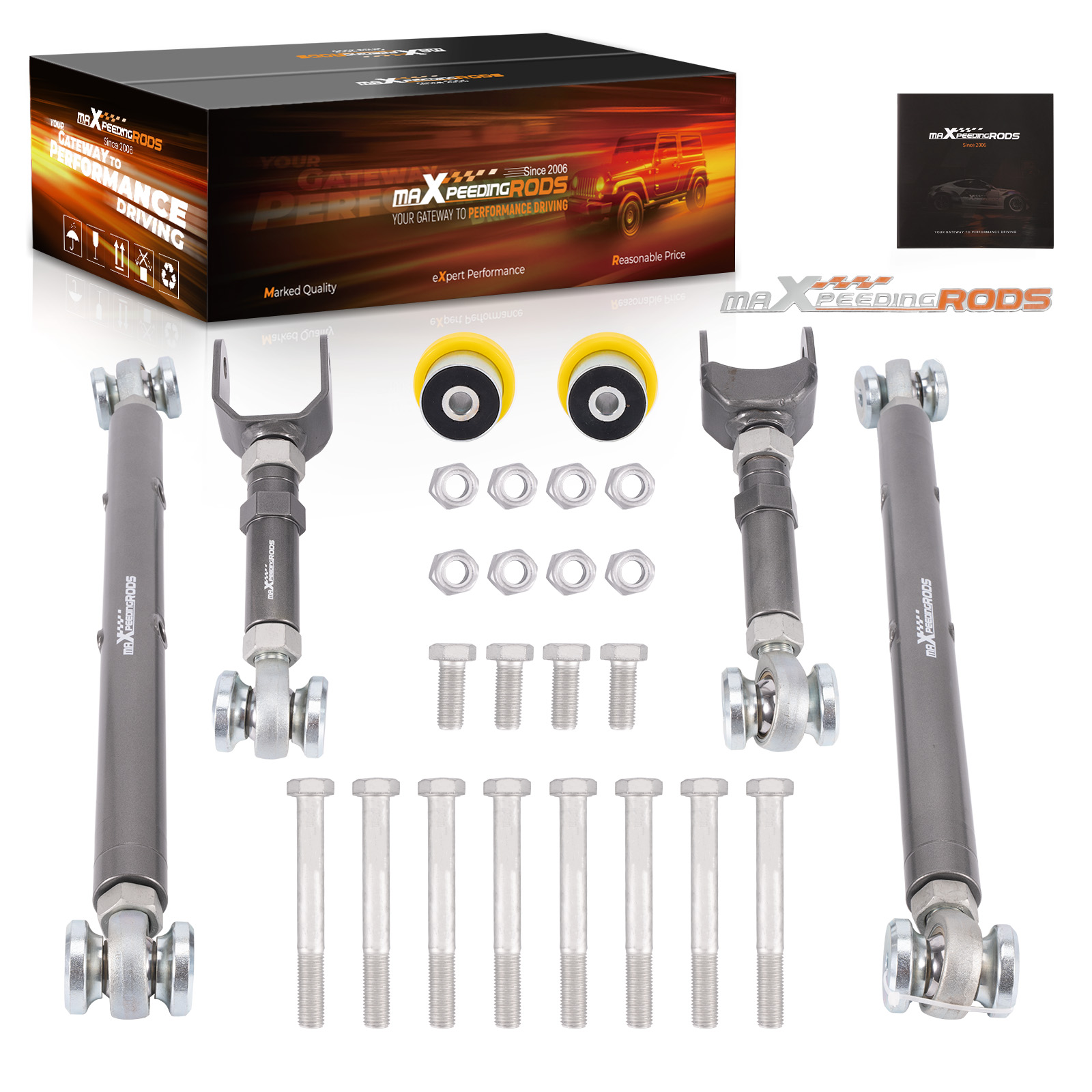 Adjustable Rear Trailing Control Arms for GM A-Body 1967-1972 Chevelle Cutlass