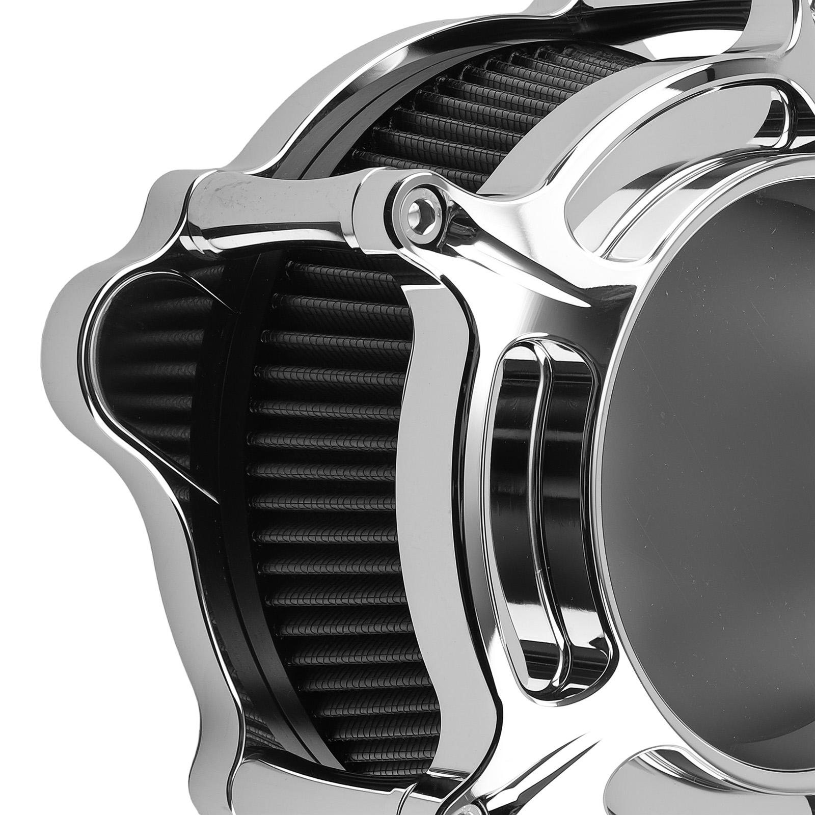 Billet Aluminum Air Cleaner for Harley Dyna Softail 2000-2017 Black