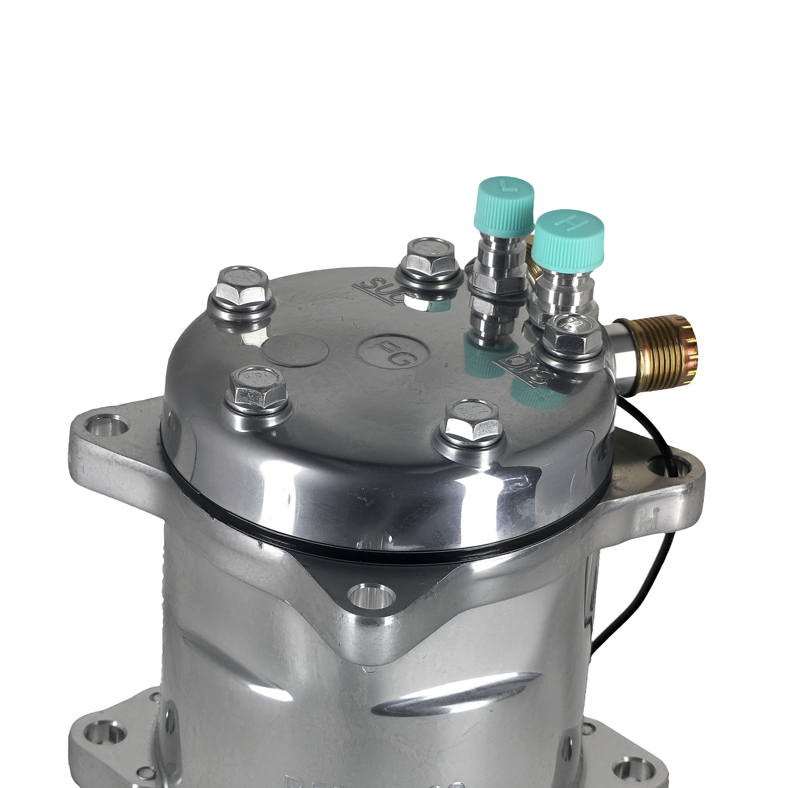 AC Compressor Assembly R134a For Sanden 5H14 508 8-Groove Belt 274147 CMU101