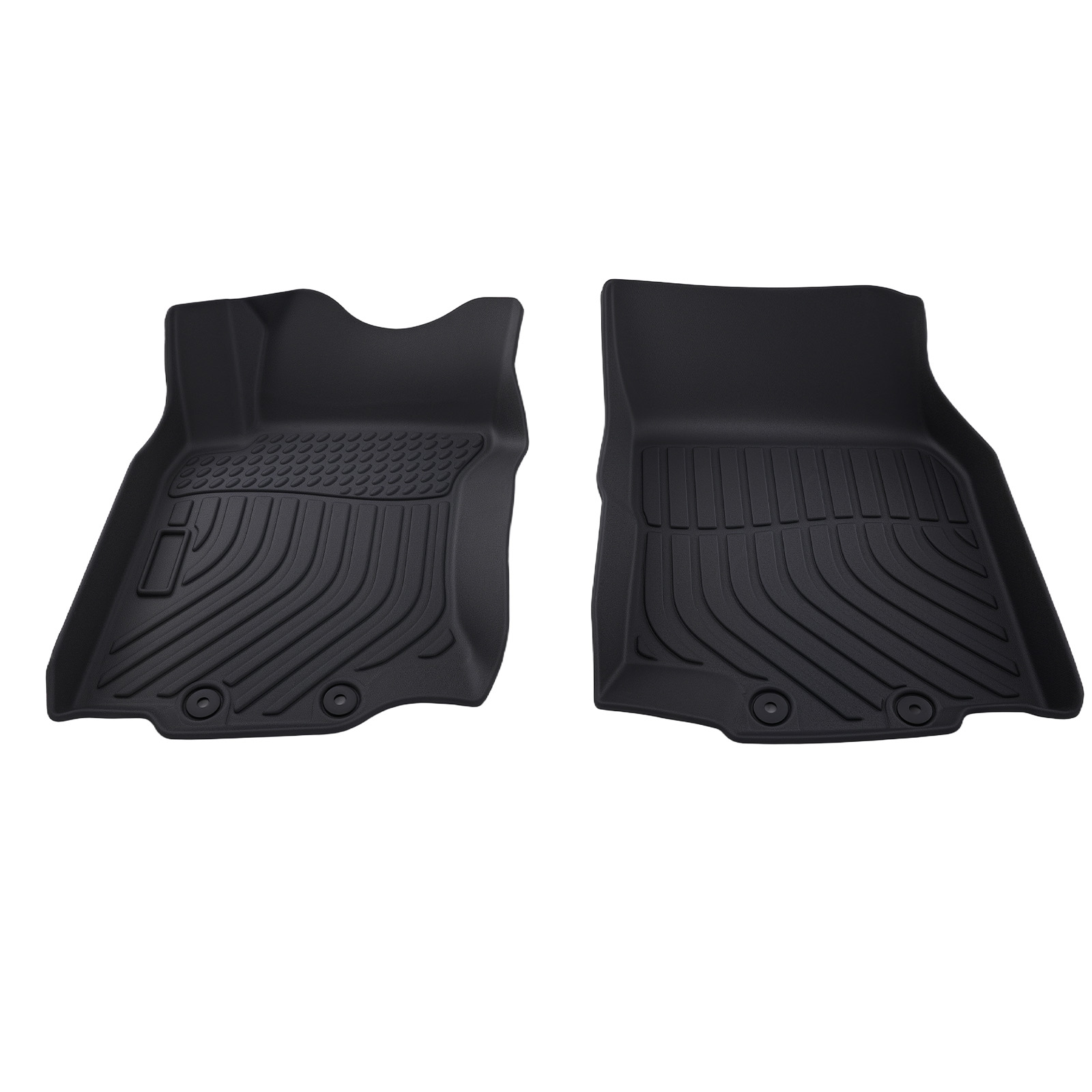 Black Carpet Floor Mats Set for Nissan Rogue Sport 2017-2022 Waterproof Car Mat