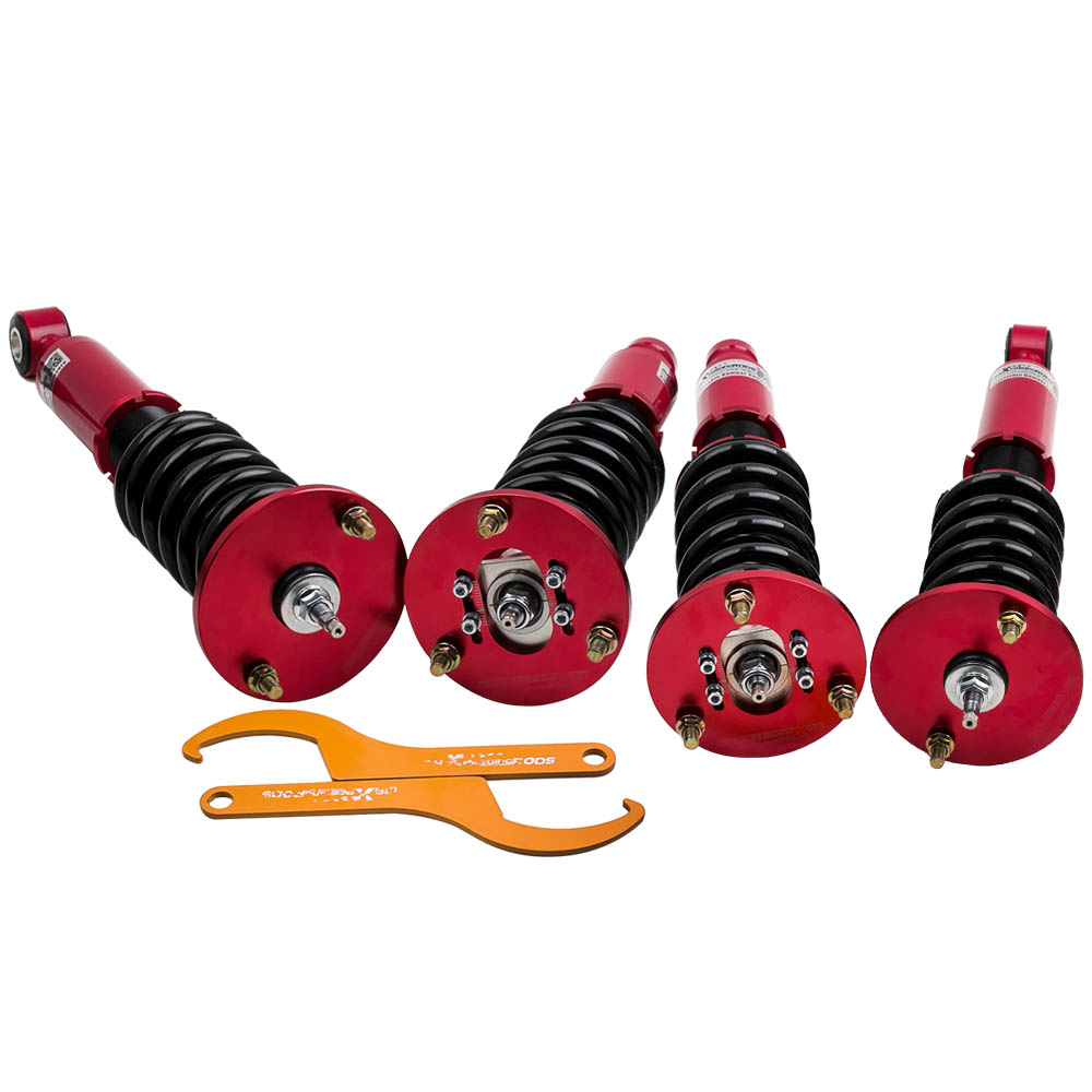 Car Truck Parts 2 X Front 2 X Rear Coilover Strut Kit For Mitsubishi Eclipse 1995 1999 2nd Gen Motors