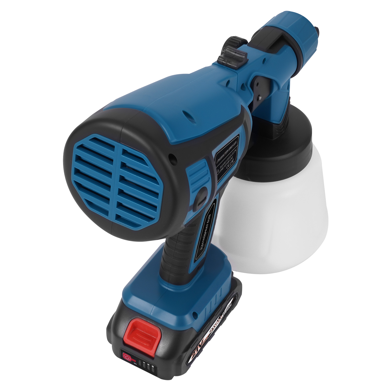 Electric HVLP Paint Sprayer 200W Handheld Gun 280-850ml/min 4 Nozzles Kit