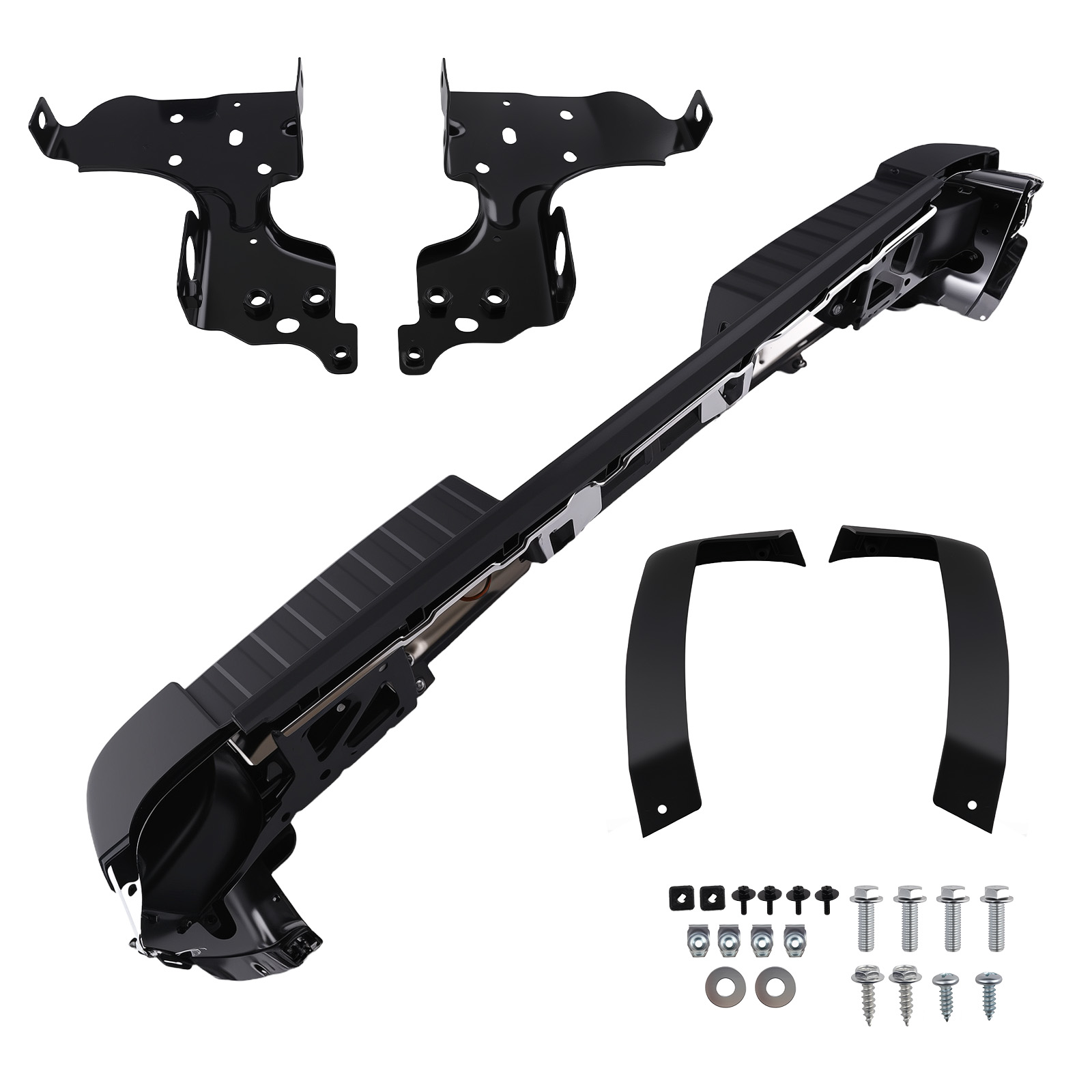 Chrome Rear Bumper Assembly for Silverado 1500 LD 2019 23112267 Steel