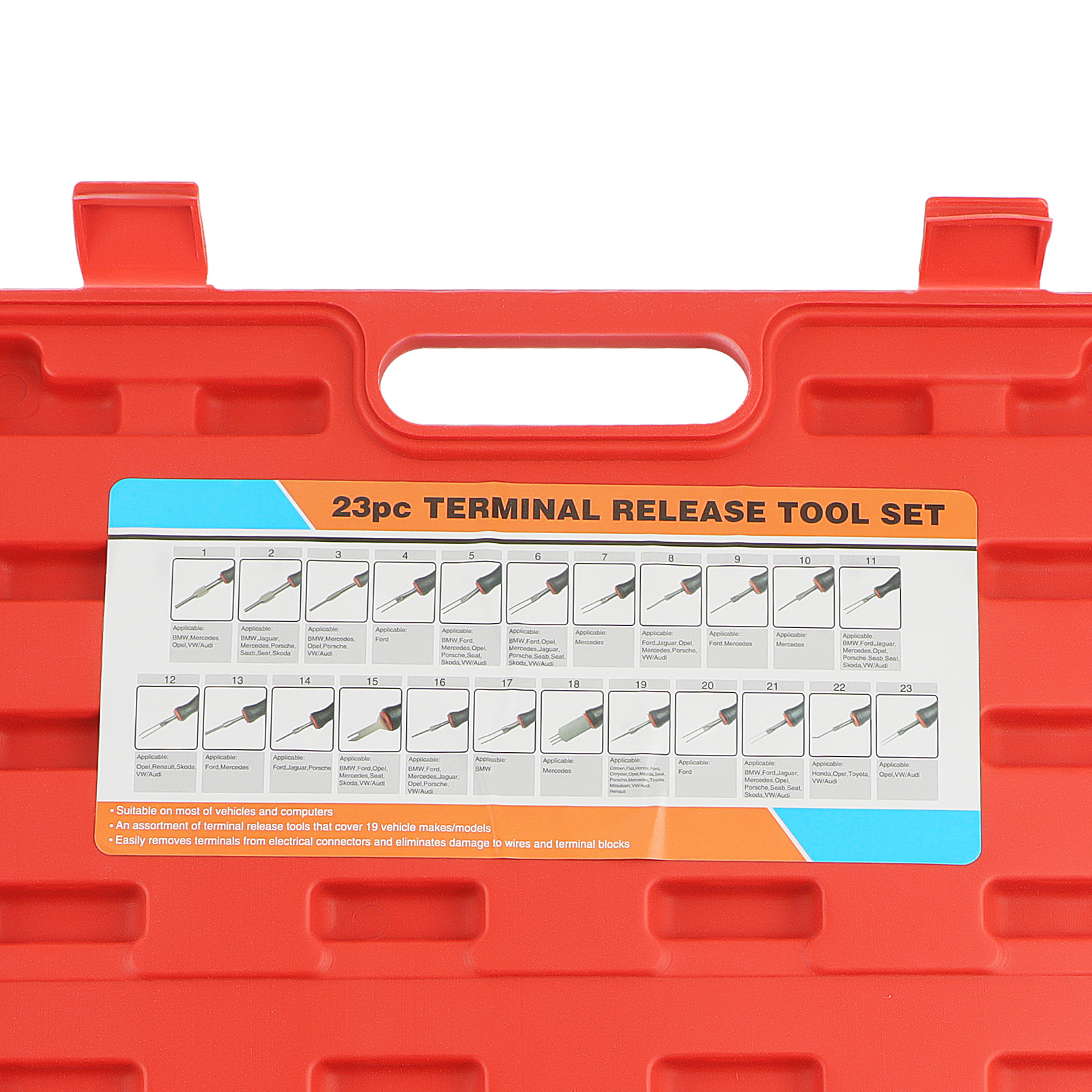 Universal Wire Terminal Connector Crimp Pin Removal Release Tool Kit for Honda