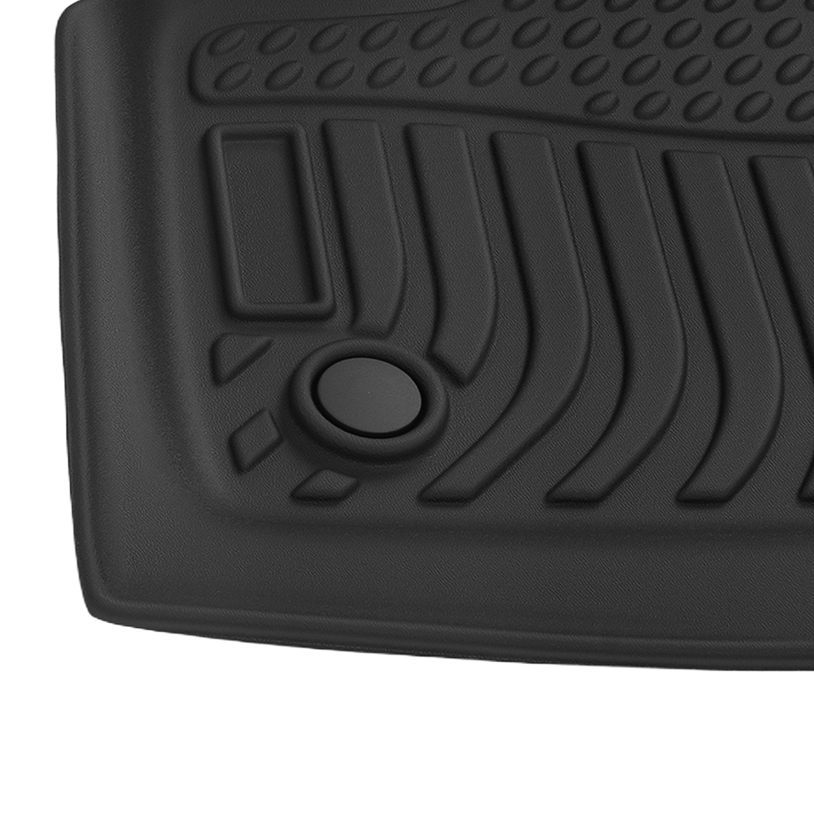 Black Carpet Floor Mats for Ford Fusion 2017-2020 TPE All-Weather Car Carpet