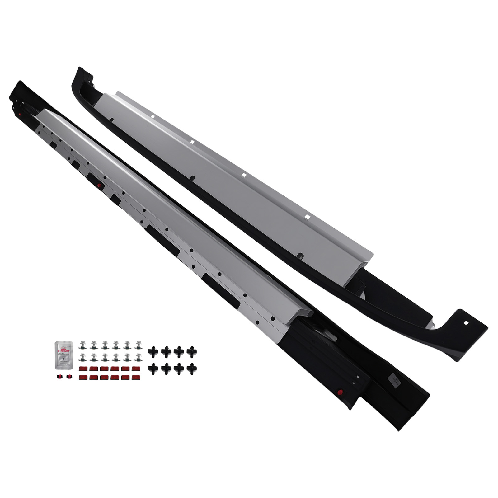 Black Running Board Side Steps for Kia Telluride 19-24 Heavy Duty Aluminum