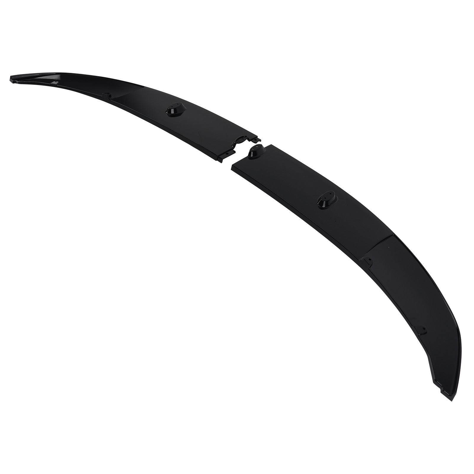 Front Bumper Spoiler for BMW F10 5 Series M Sport 11-16 Gloss Blk Splitter