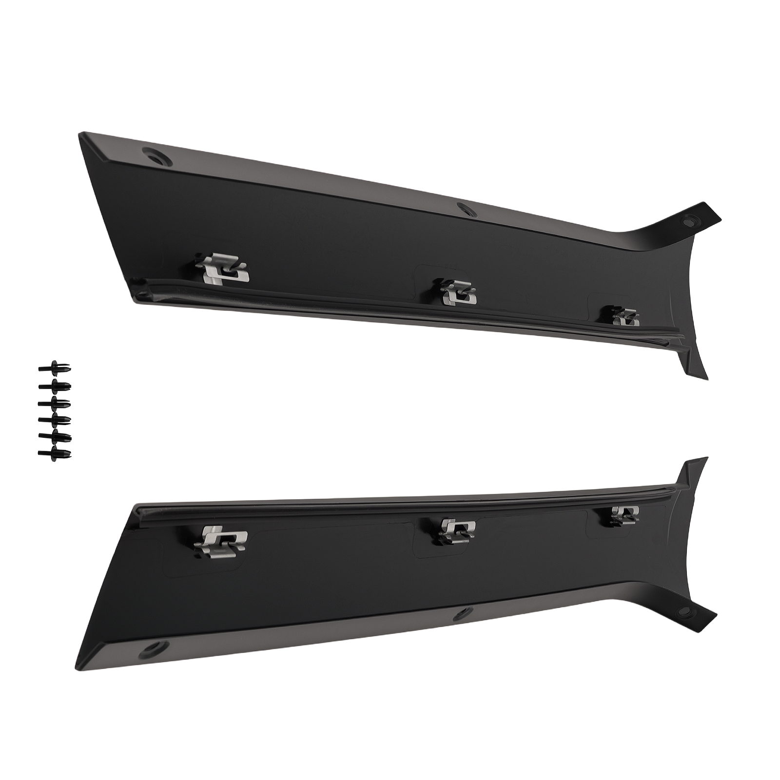 Front A Post Molding Black Set for Land Rover Discovery II 99-04 DCB500060PMA