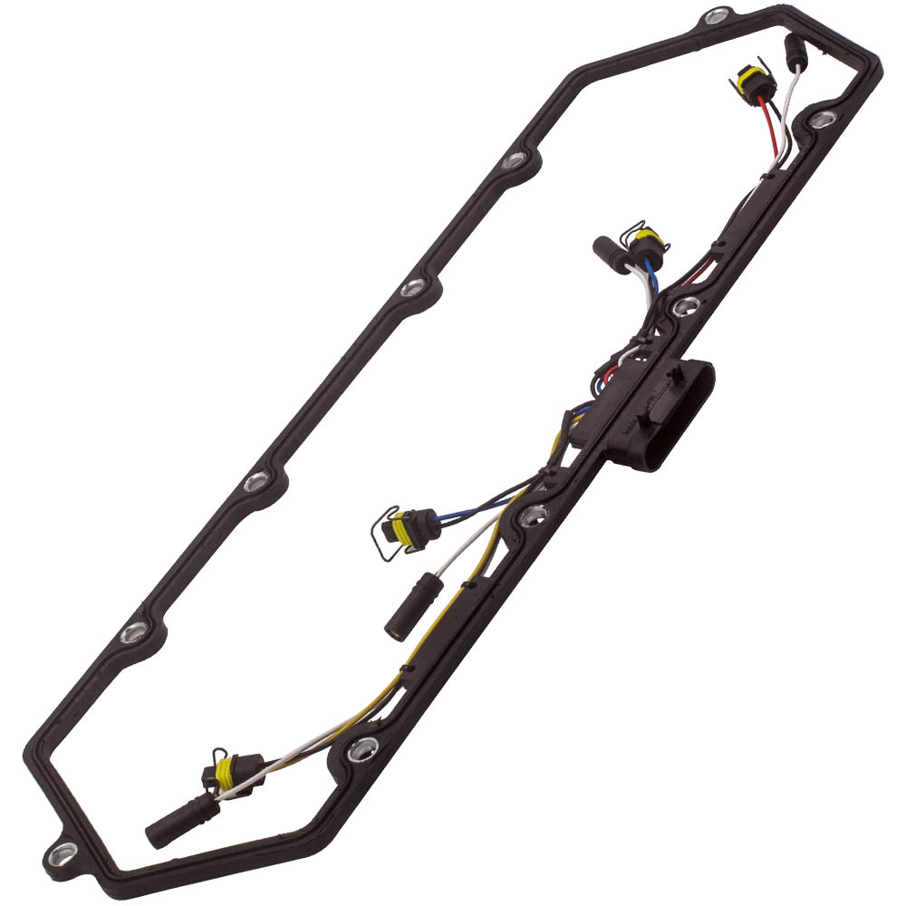 Valve Cover Gaskets W/ Harness Glow Plug Set For Ford 7.3L Powerstroke