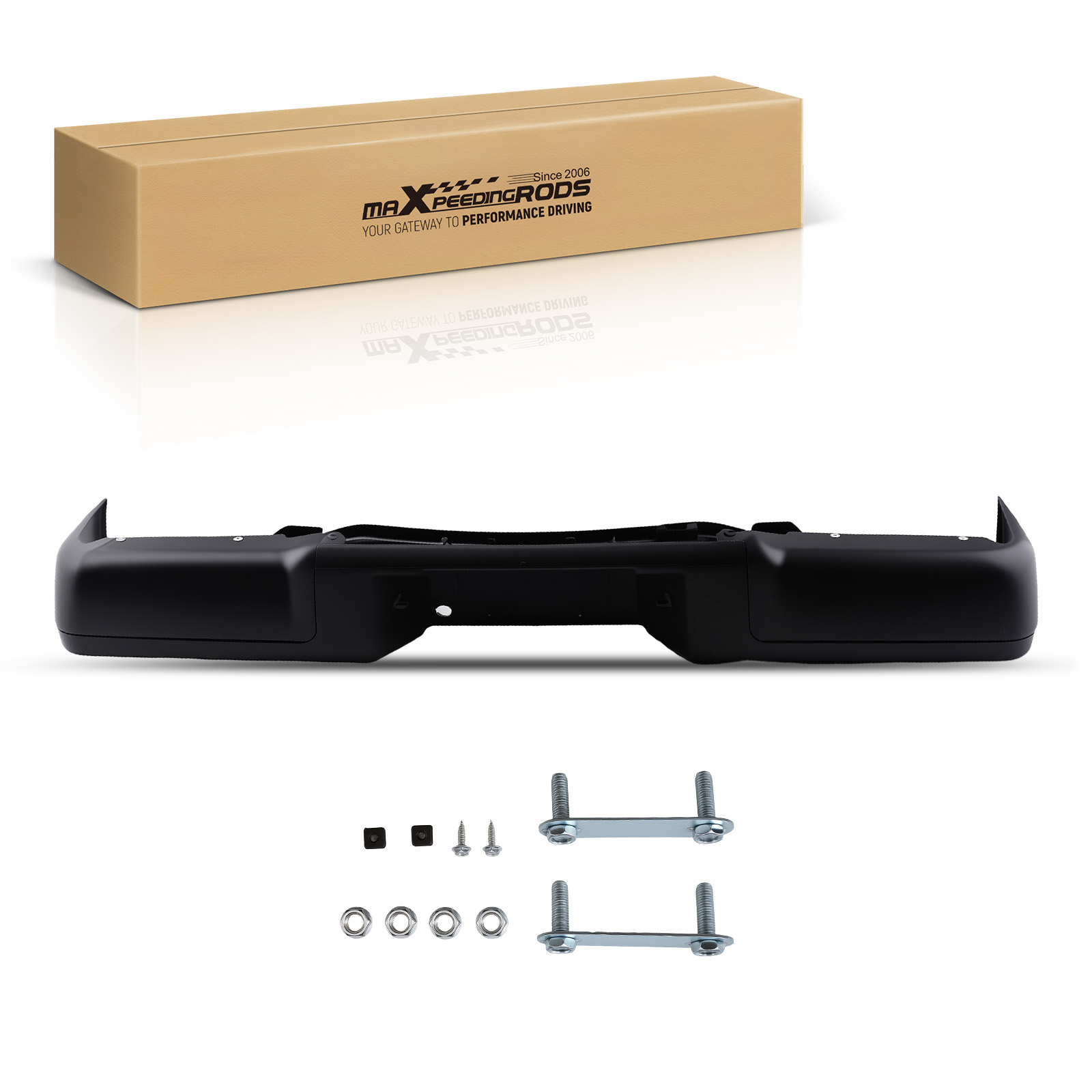 Rear Bumper Assembly for Ford F150 2009-2014 9L3Z17906A Black Bolt-On New