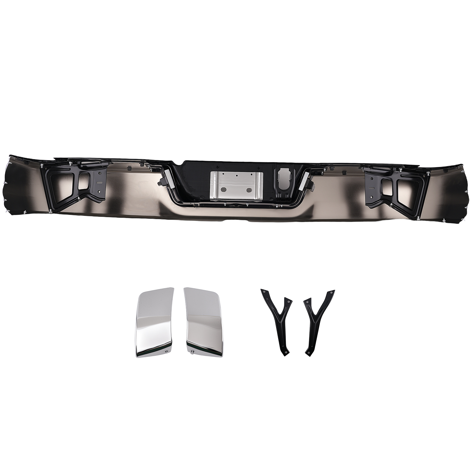 Rear Bumper Assembly for Dodge Ram 2500 3500 2010-2012 68049781AB Chrome