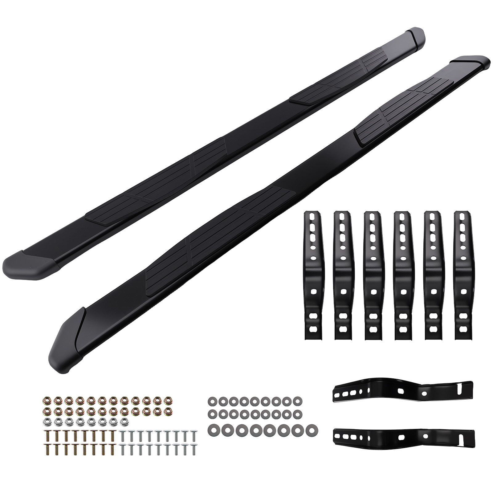 Side Step Running Board Side Step for Toyota Tundra Crew Max 22-26 Aluminium+ABS
