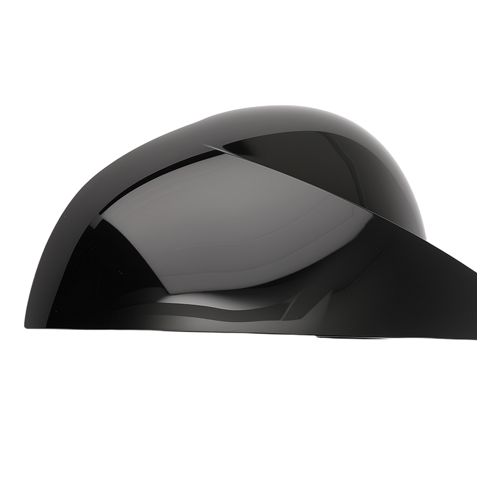 Mirror Cover Protection Kit for Kia K5 2021-2025 Gloss Black ABS Left Right Pair