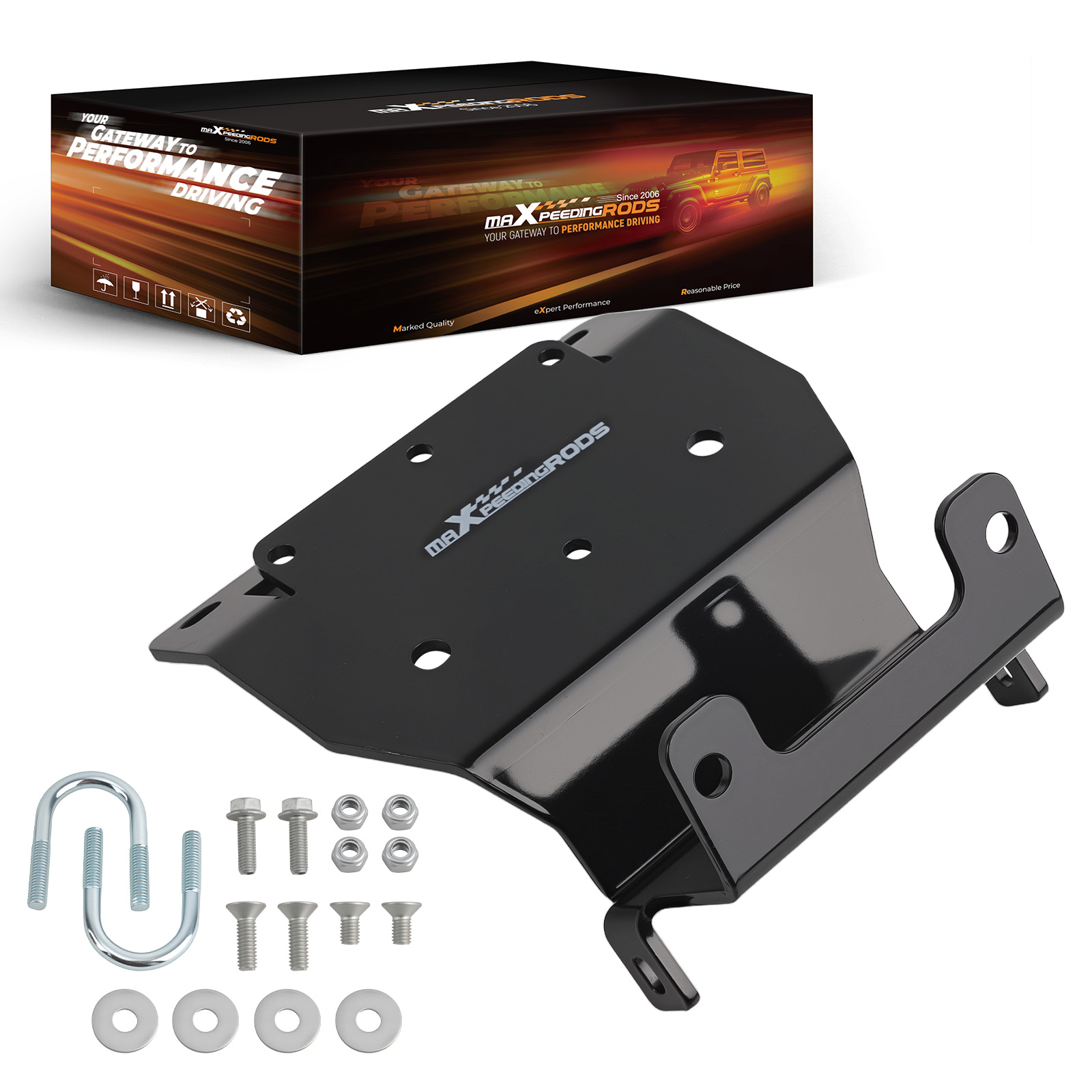 Winch Mount For TRX300FW 4x4 1993-2000 For HONDA FOURTRAX 300 2x4 and 4x4 93~00