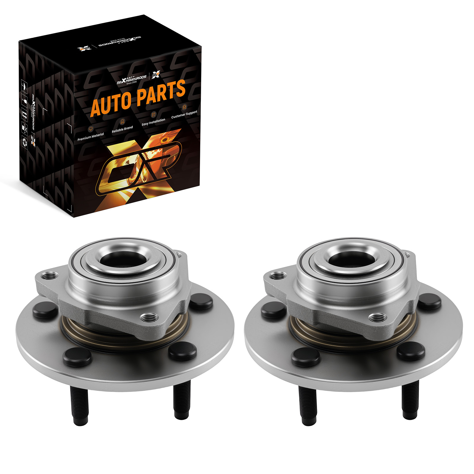 Front Wheel Hub & Bearing for DODGE RAM 1500 2002-2008 515072 HA500100