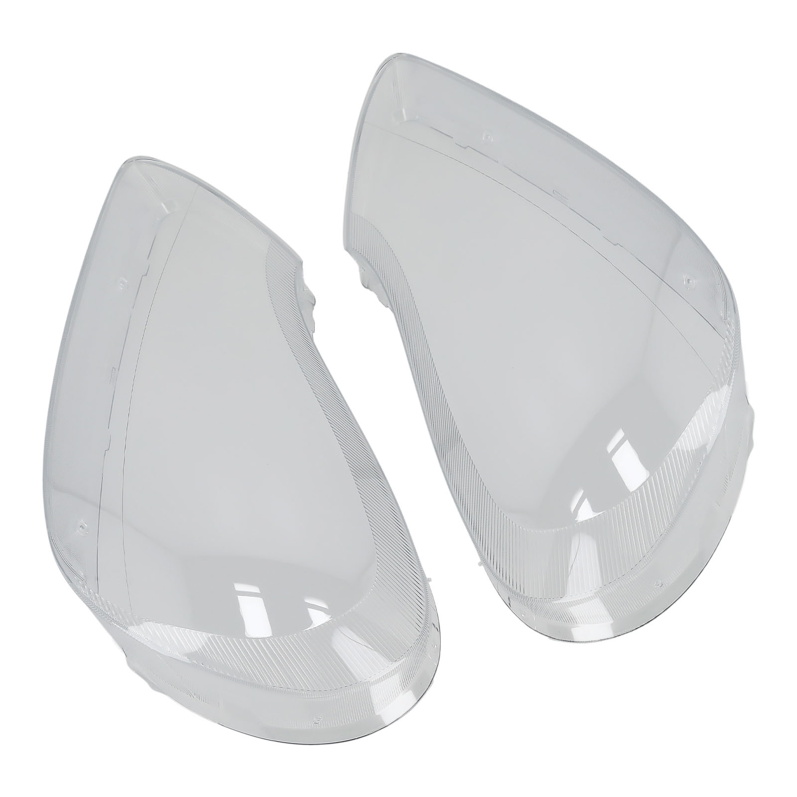 Front Headlight Lens Protector for Porsche Cayenne 957 07-10 Left Right Clear PC