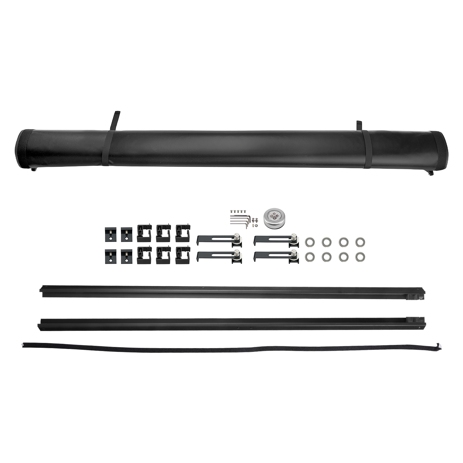 5.5ft Bed Roll Up Tonneau Cover for Toyota Tundra 2022-2026 Vinyl W/LED Lamp
