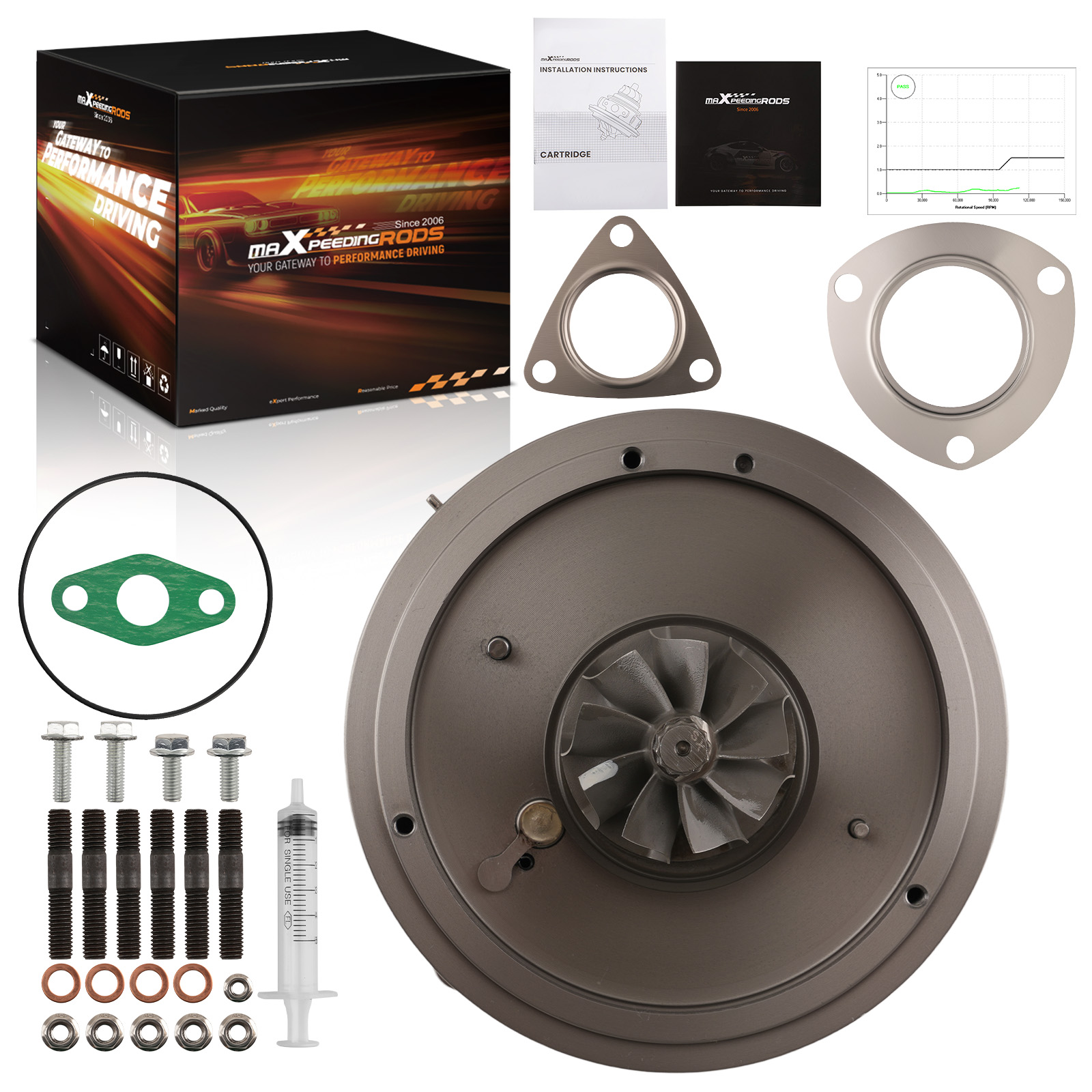 New Turbo CHRA Cartridge for Ford Transit 2.2L For 787556-0016 For 787556-0017