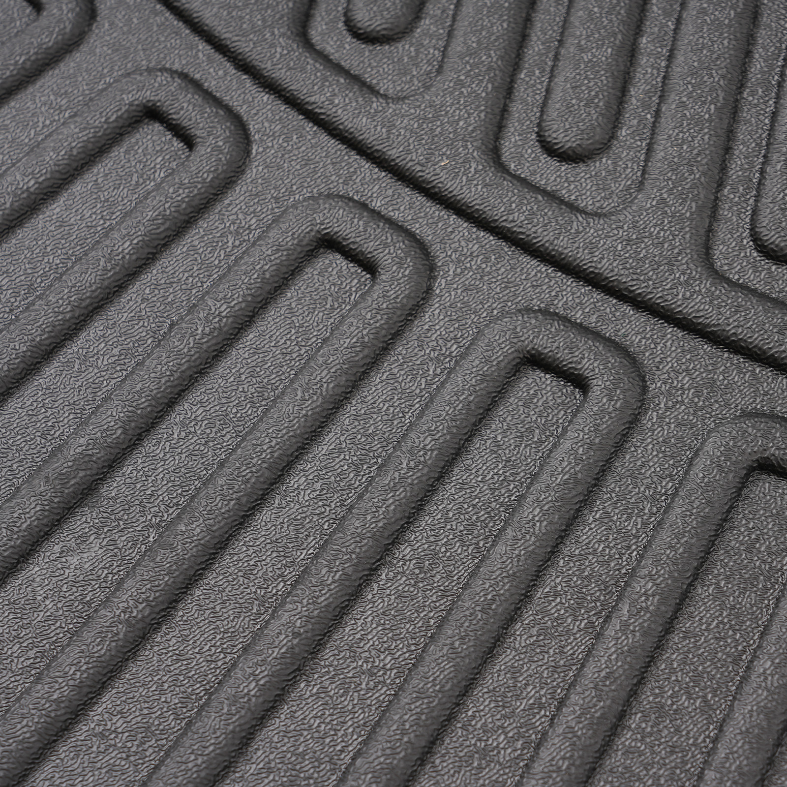 Carpet Floor Mats for Ford F-150 SuperCrew Cab 2010-2014 Black TPE Waterproof