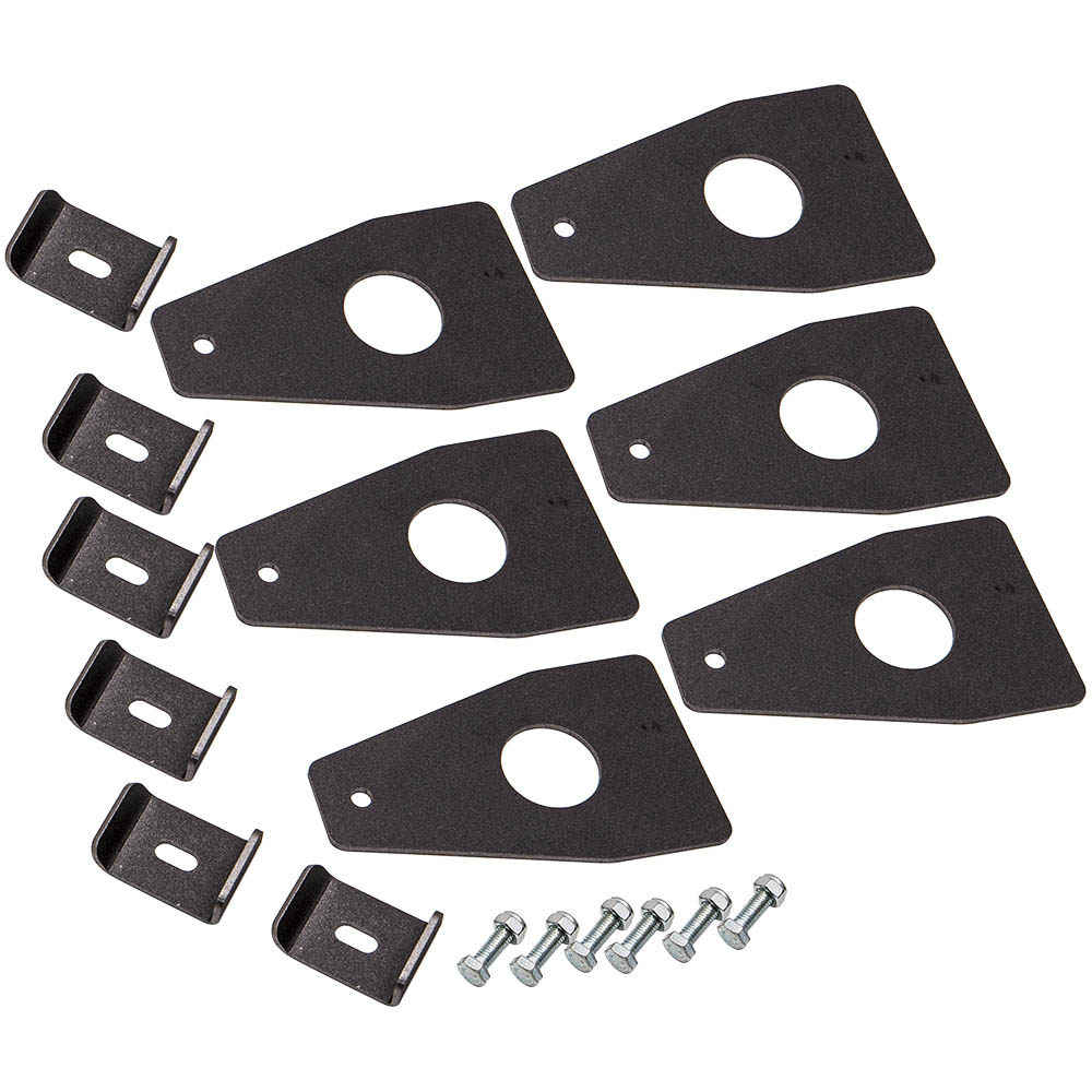set of 6pcs Universal 6 inch Roof Rack Gutter Mounts