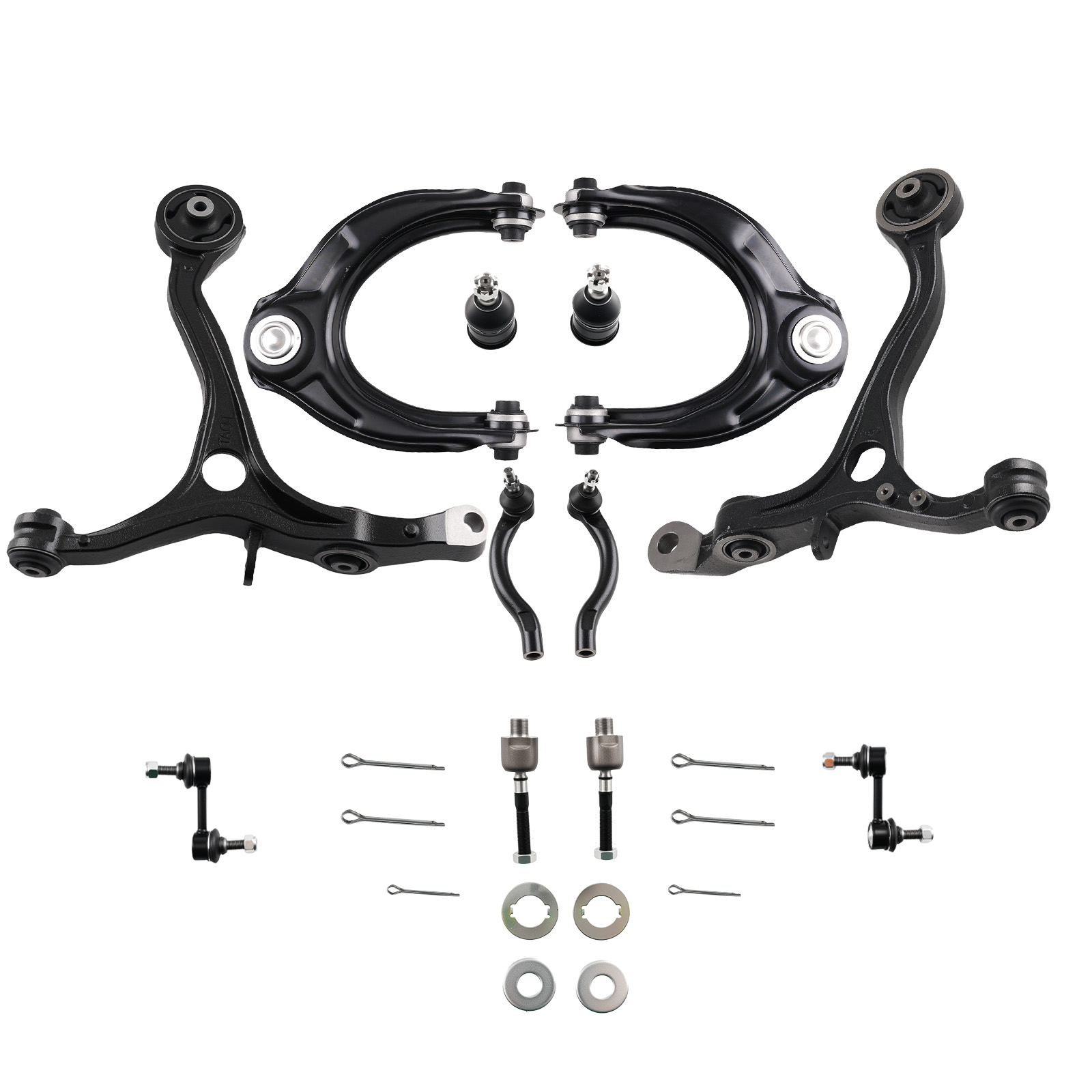 12pcs Suspension Kit Front Control Arms Stabilizer Links for Honda Accord 08-12