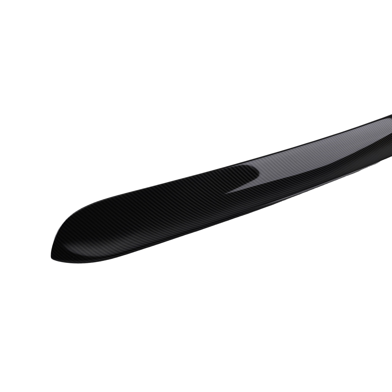 Black ABS Carbon Style Wing for Dodge Charger 2011-22 Direct Mount Upper Spoiler