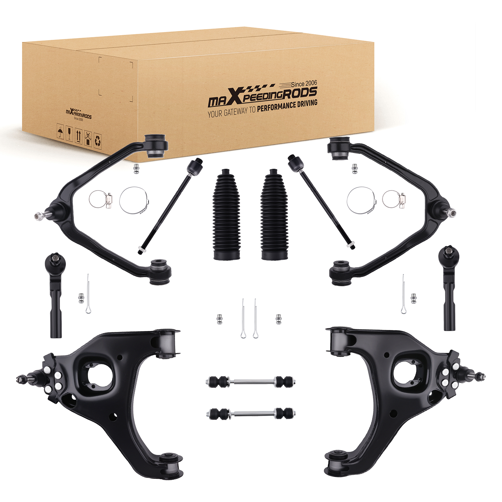 12x Front Control Arms Ball Joint for 99-06 GMC Chevy Sierra Silverado 1500 RWD