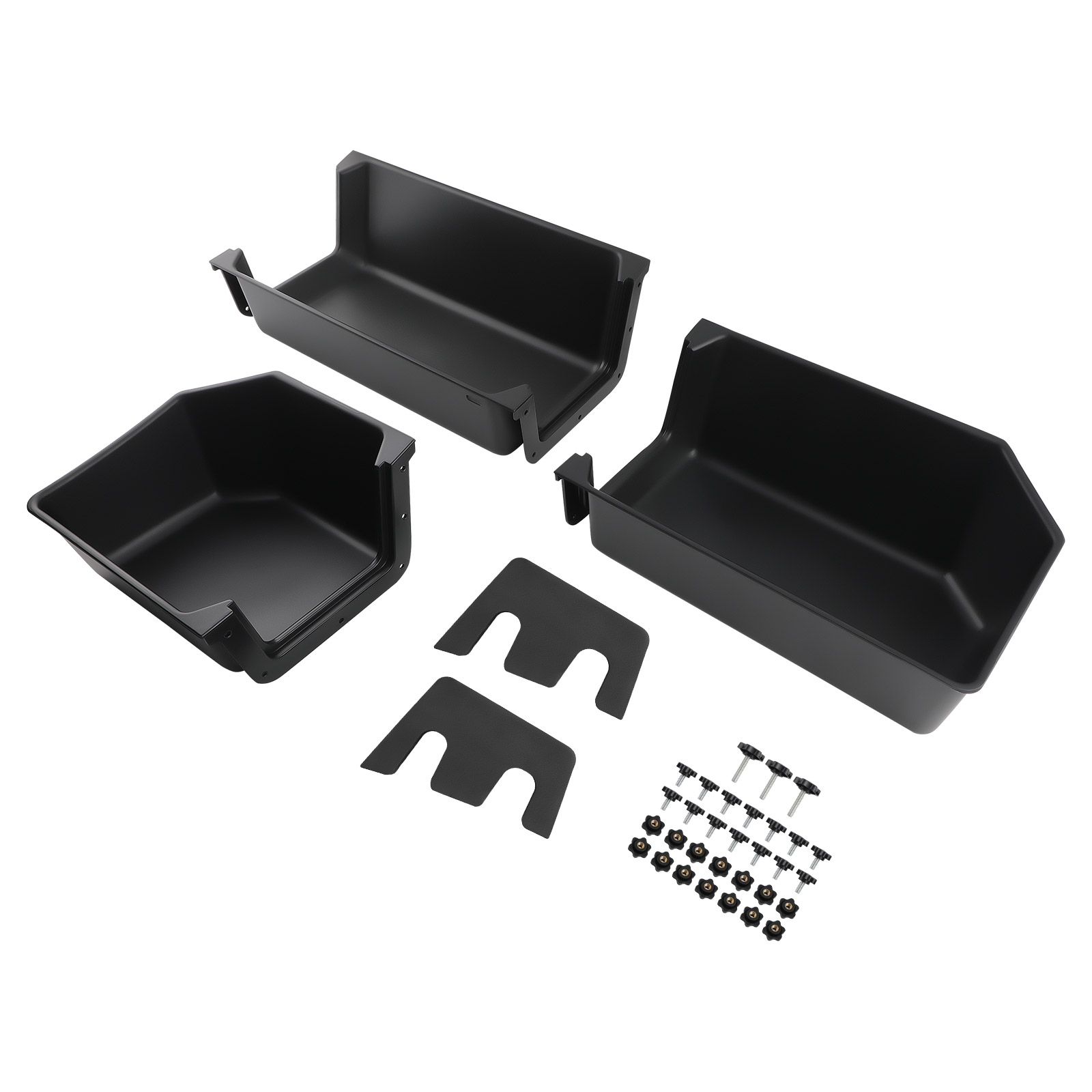 Underseat Storage Box Cargo Tool for Ford F150 15-24 Super Duty Crew Cab 17-23