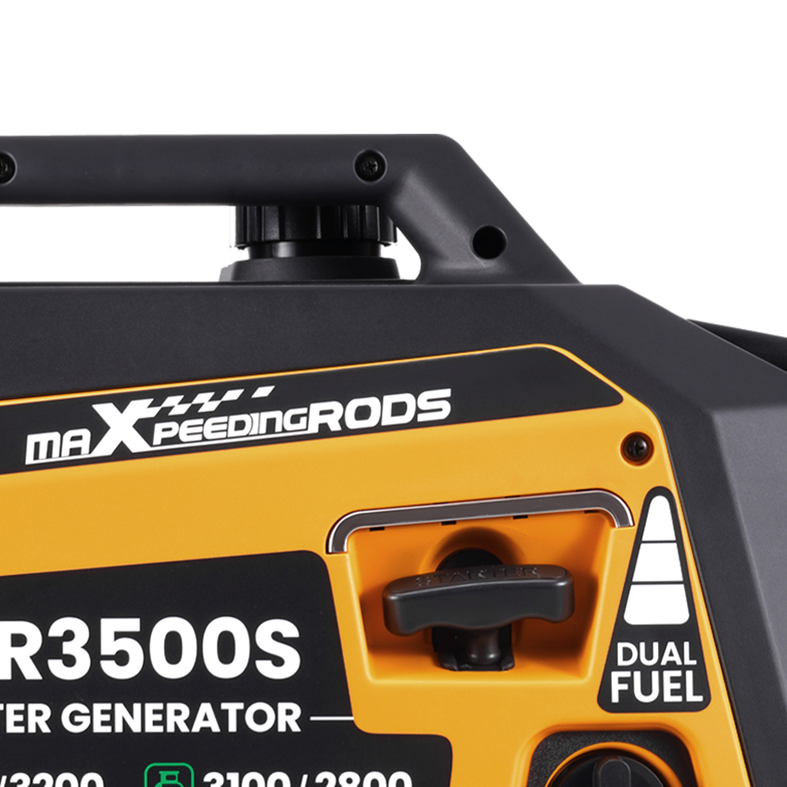 3500 Watt Portable Generator Inverter 3.2KW Gas Propane Dual Fuel Electric Start