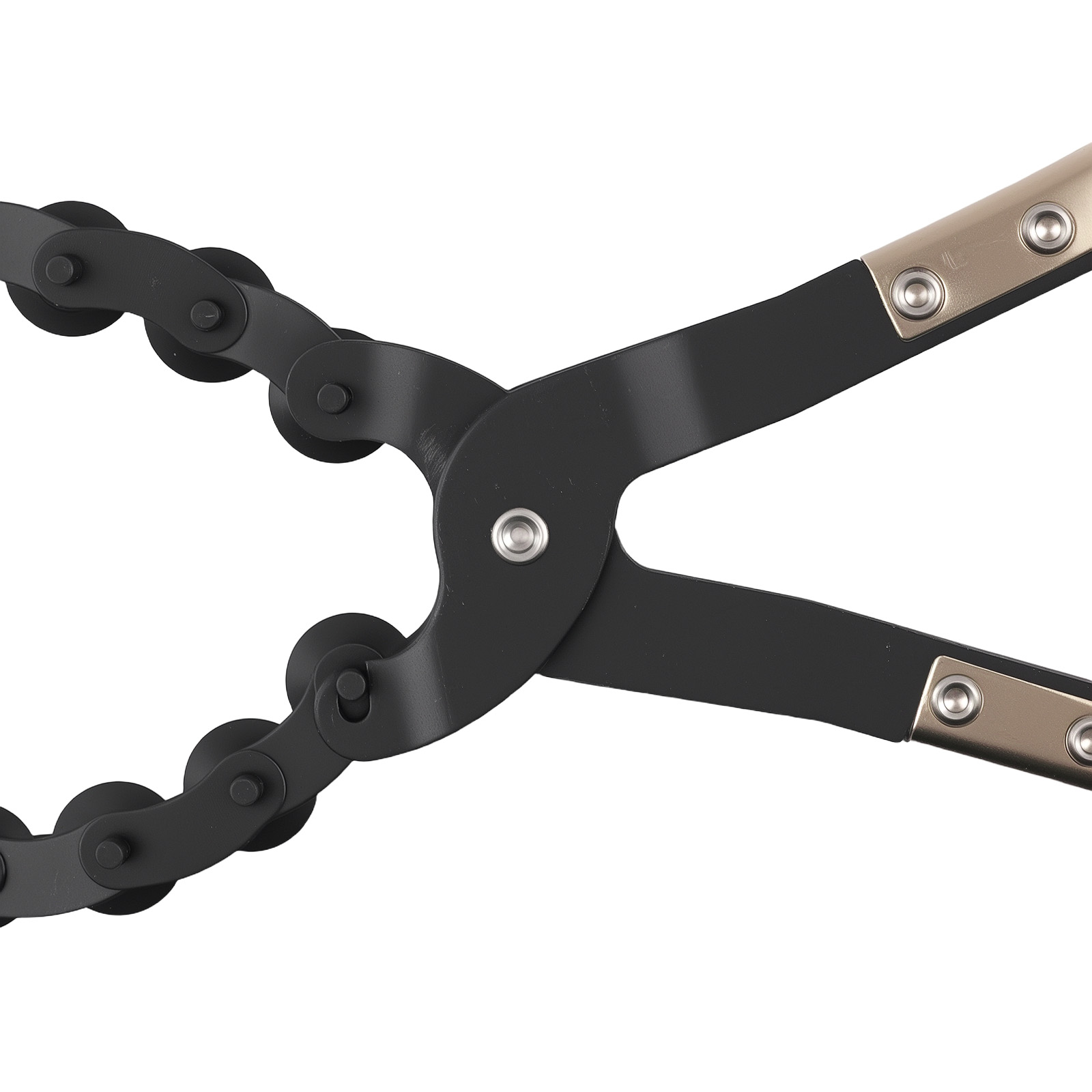 Auto Shop Exhaust Pipe Chain Pliers for Repair 3/4-3-1/4 inch Steel Tool