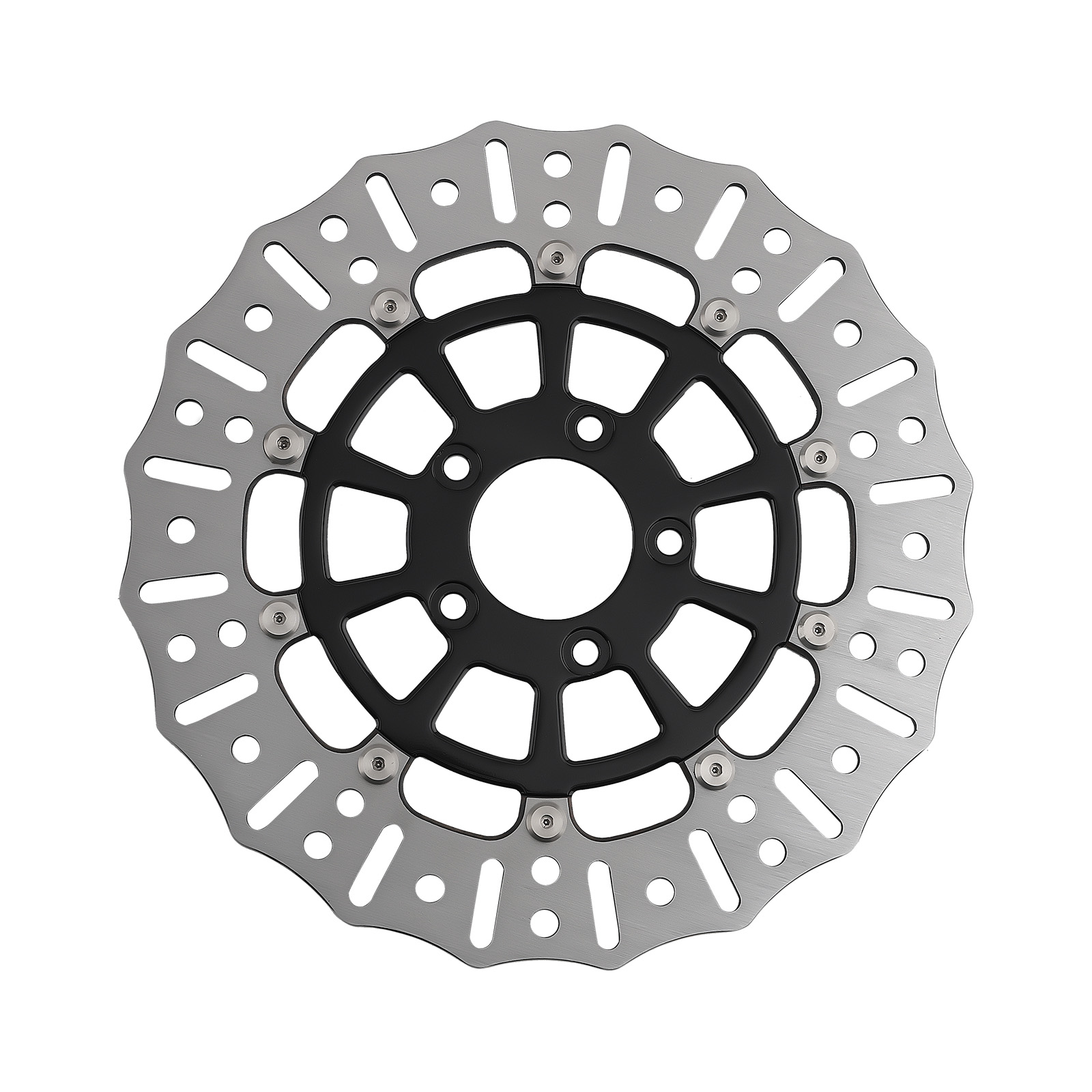 Black Front Brake Disc for Harley-Davidson Sportster/ Iron 883 2014-2024 299mm