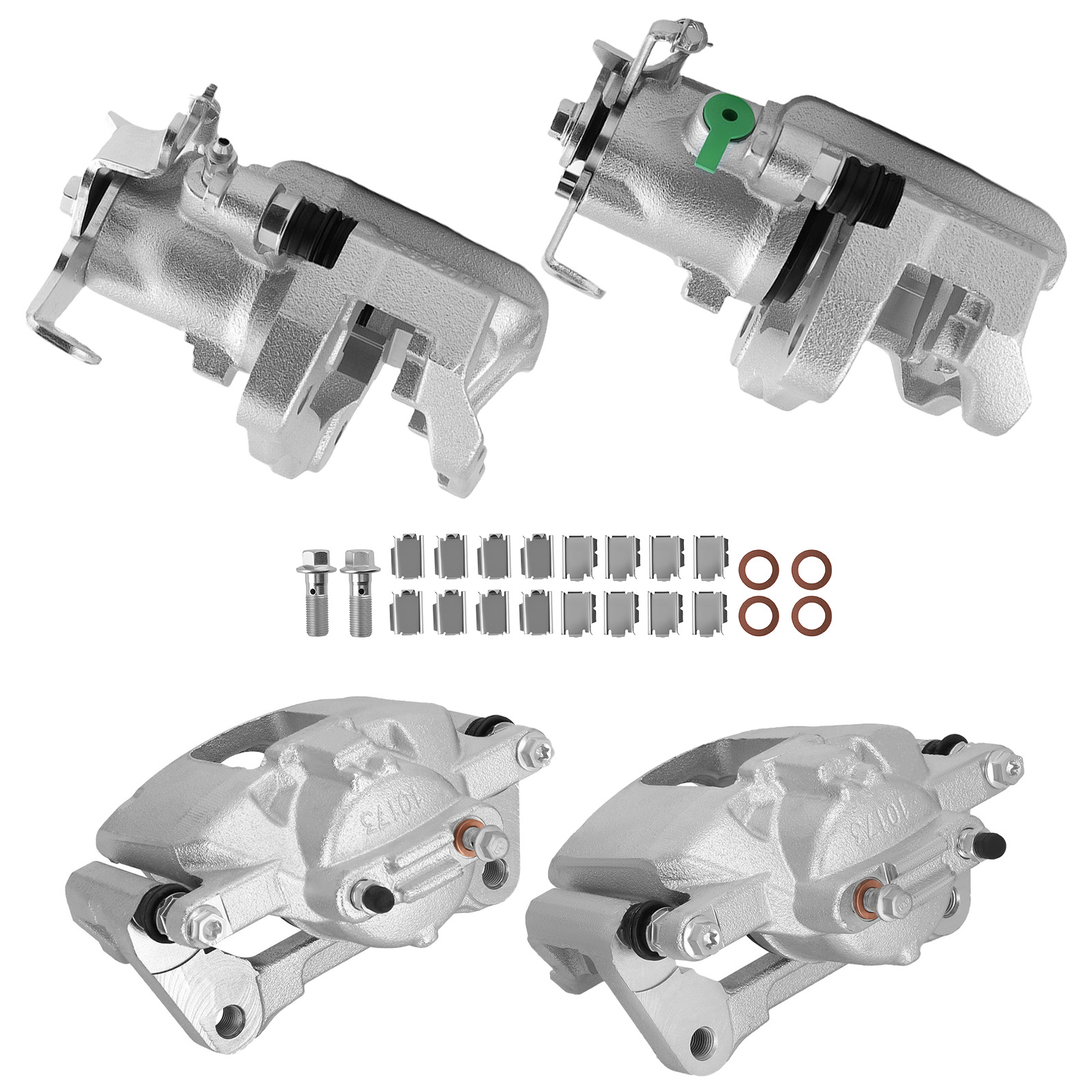 Front&Rear Disc Brake Caliper Set for Volkswagen  Routan 2009-12 18B5081 18B5080