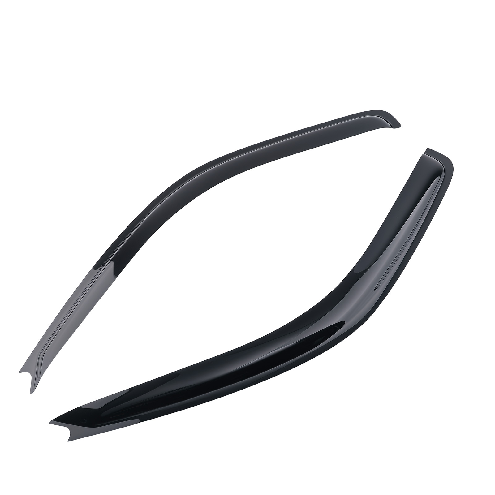 Window Visor for Nissan Xterra 2005-16 4Dr Wind Deflector Adhesive 4Pcs Black