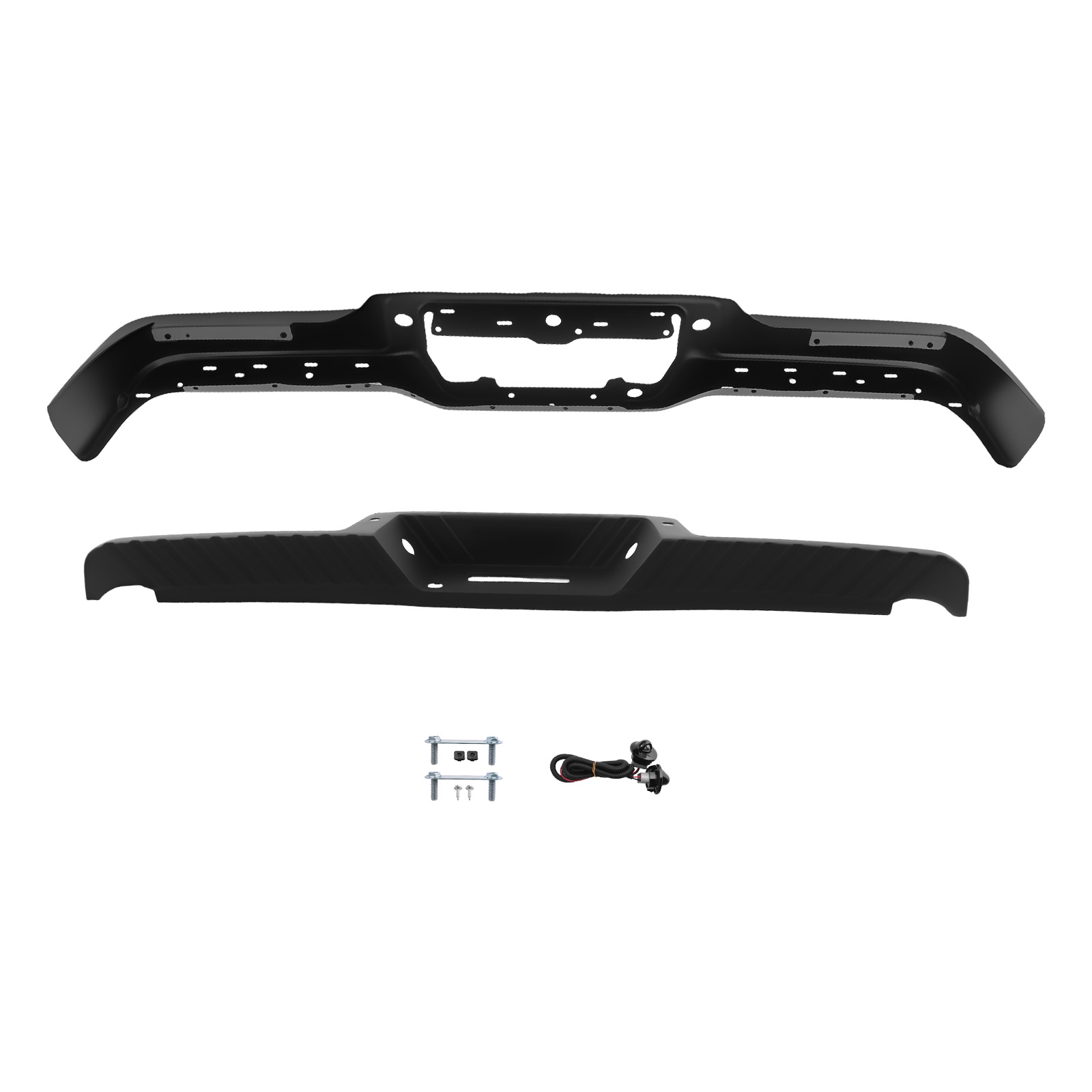 Rear Bumper Assembly for Ford F-150 06-08 5L3Z17906EAA w/ Sensor Holes